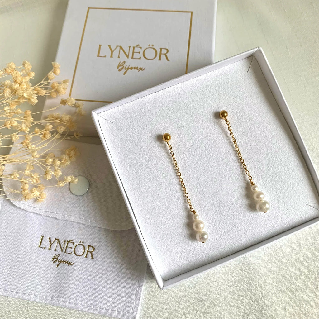 Boucles d'oreilles MARIE - Lynéör Bijoux