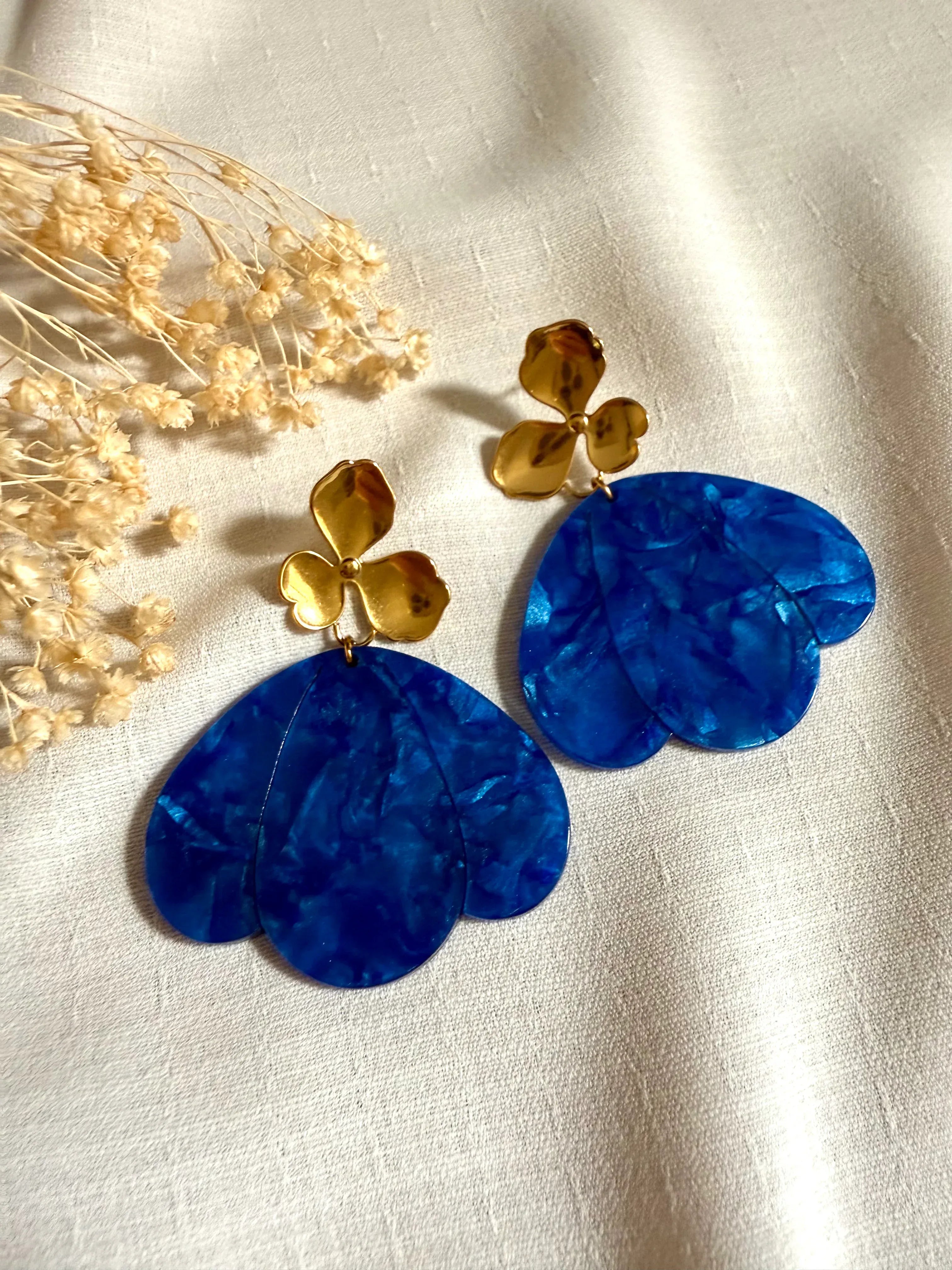 Boucles d'oreilles LYANA (# couleurs) - Lynéör Bijoux