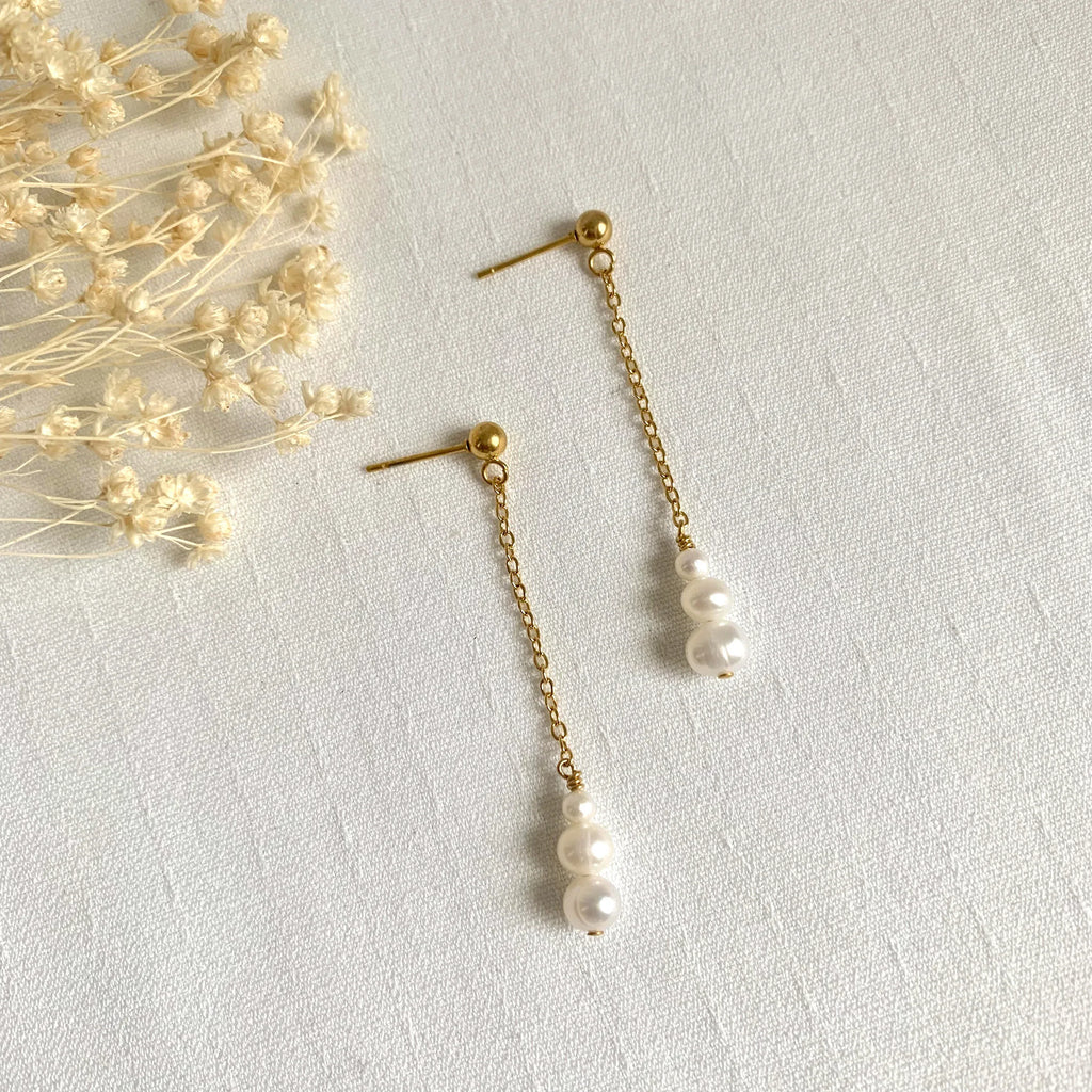 Boucles d'oreilles MARIE - Lynéör Bijoux