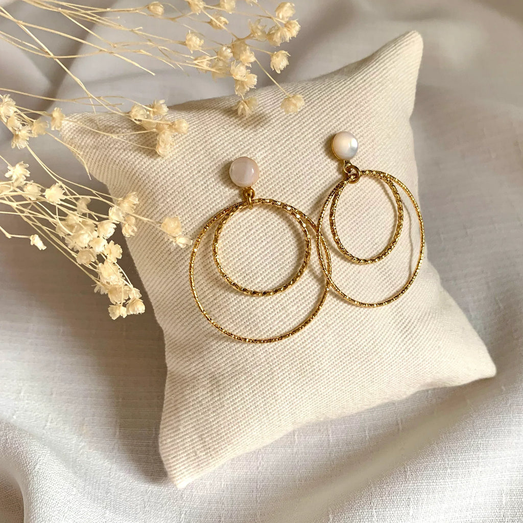 Boucles d'oreilles LUCIA - Lynéör Bijoux