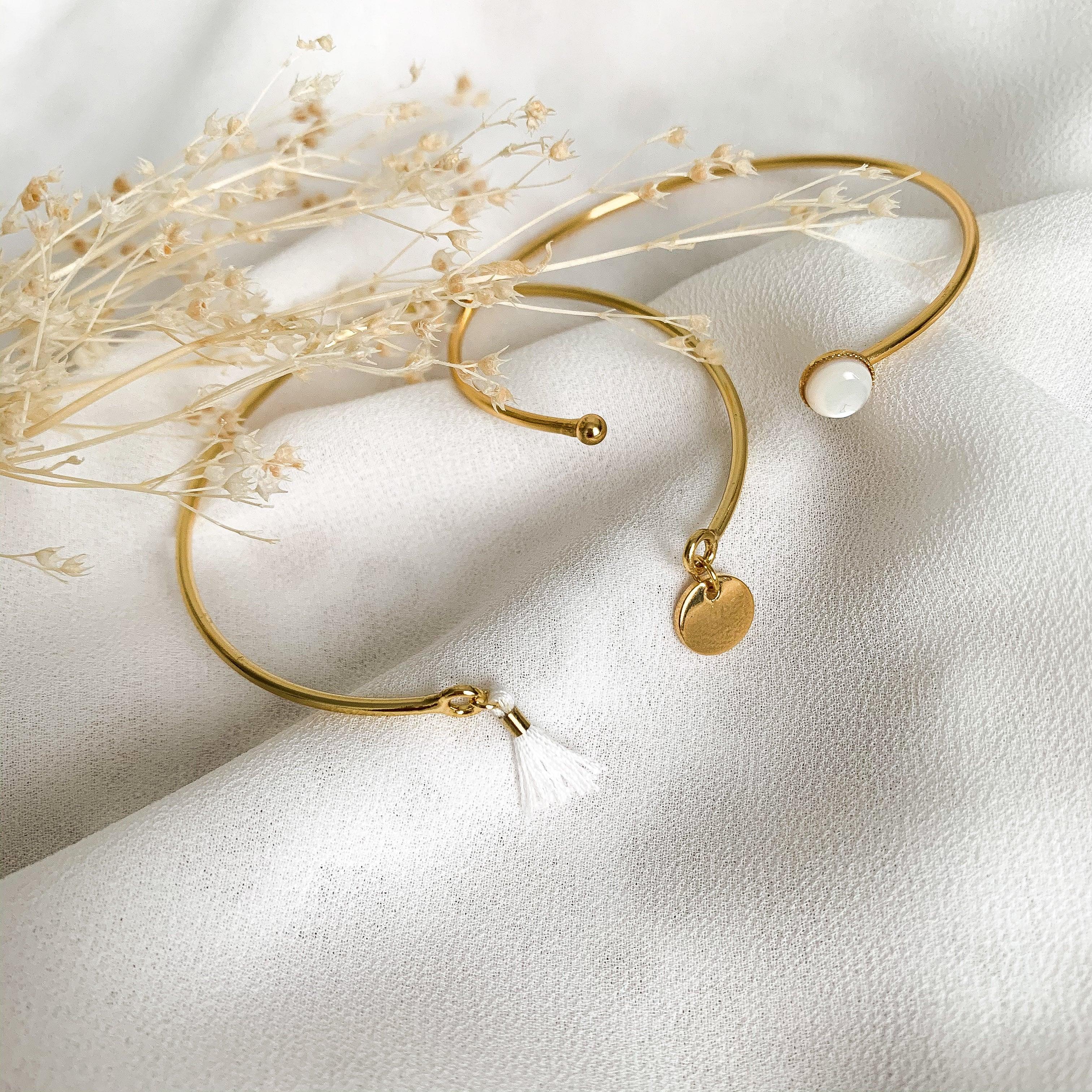 Bracelet Jonc OLIVIA - Lynéör Bijoux