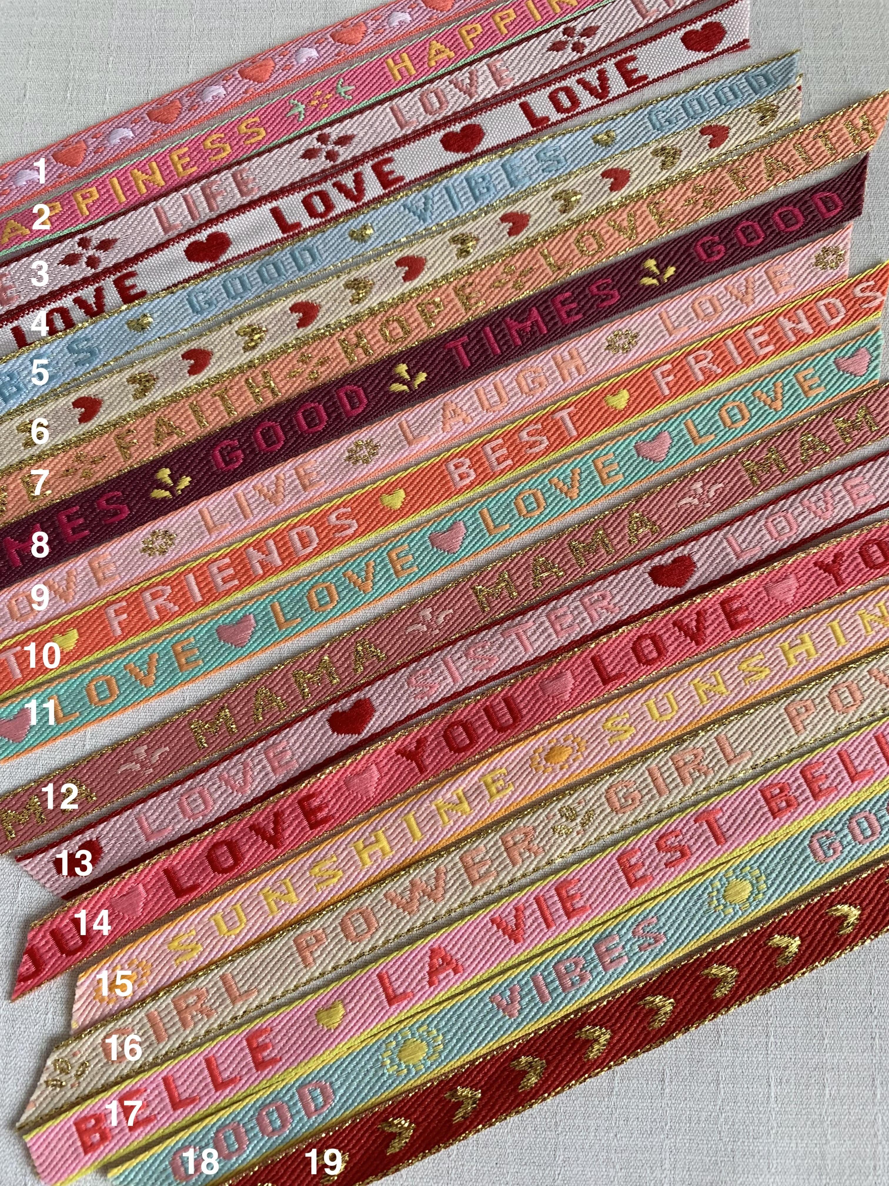Bracelets rubans MAEVA - Lynéör Bijoux