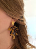 Boucles d'oreilles LINA (Léopard) - Lynéör Bijoux