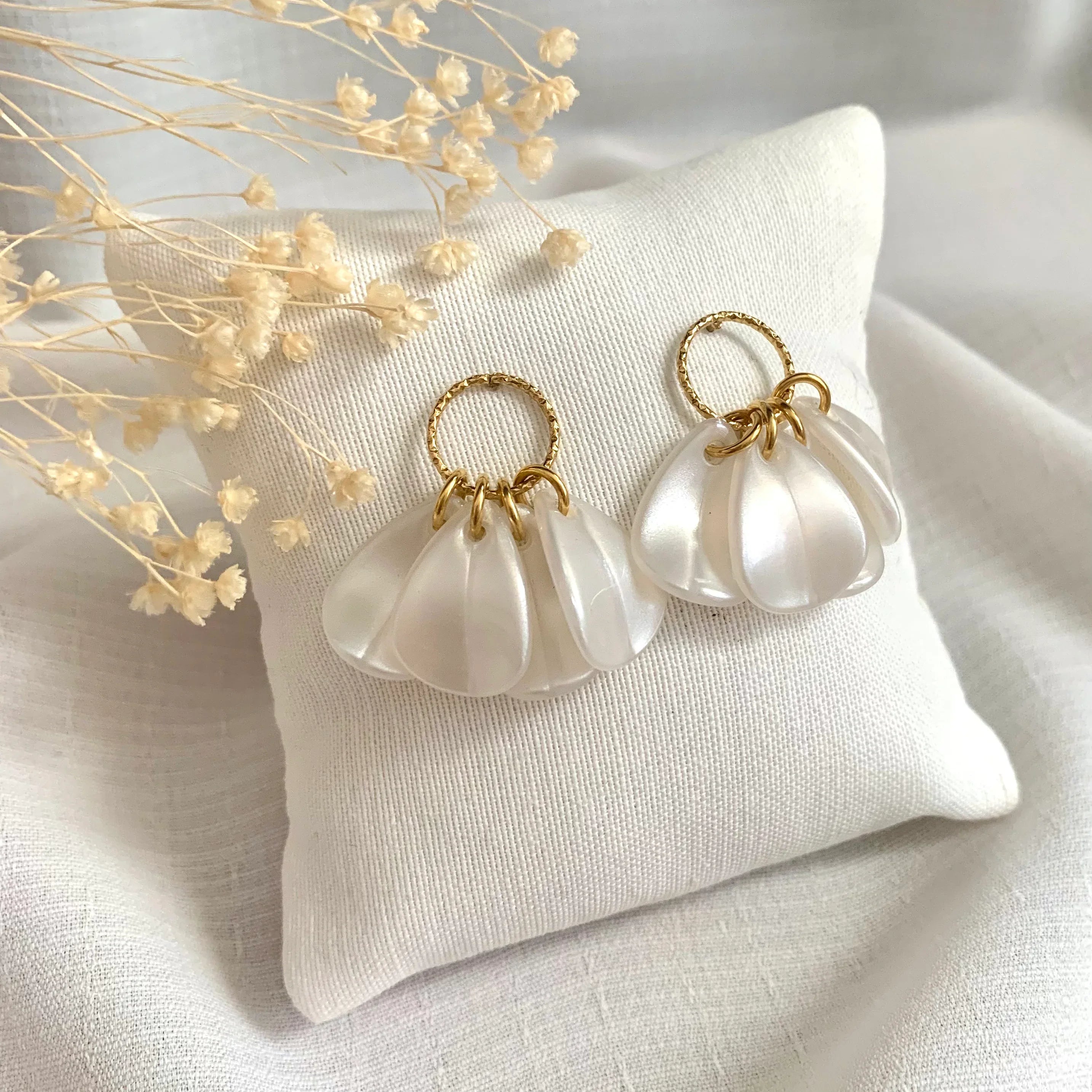 Boucles d'oreilles CAMELIA - Lynéör Bijoux