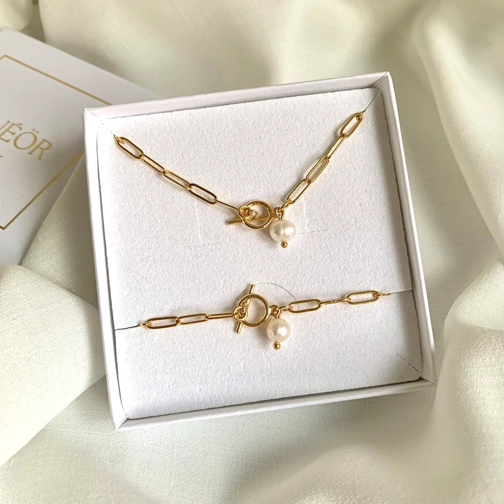 Coffret Collier & Bracelet ELEONORE - Lynéör Bijoux