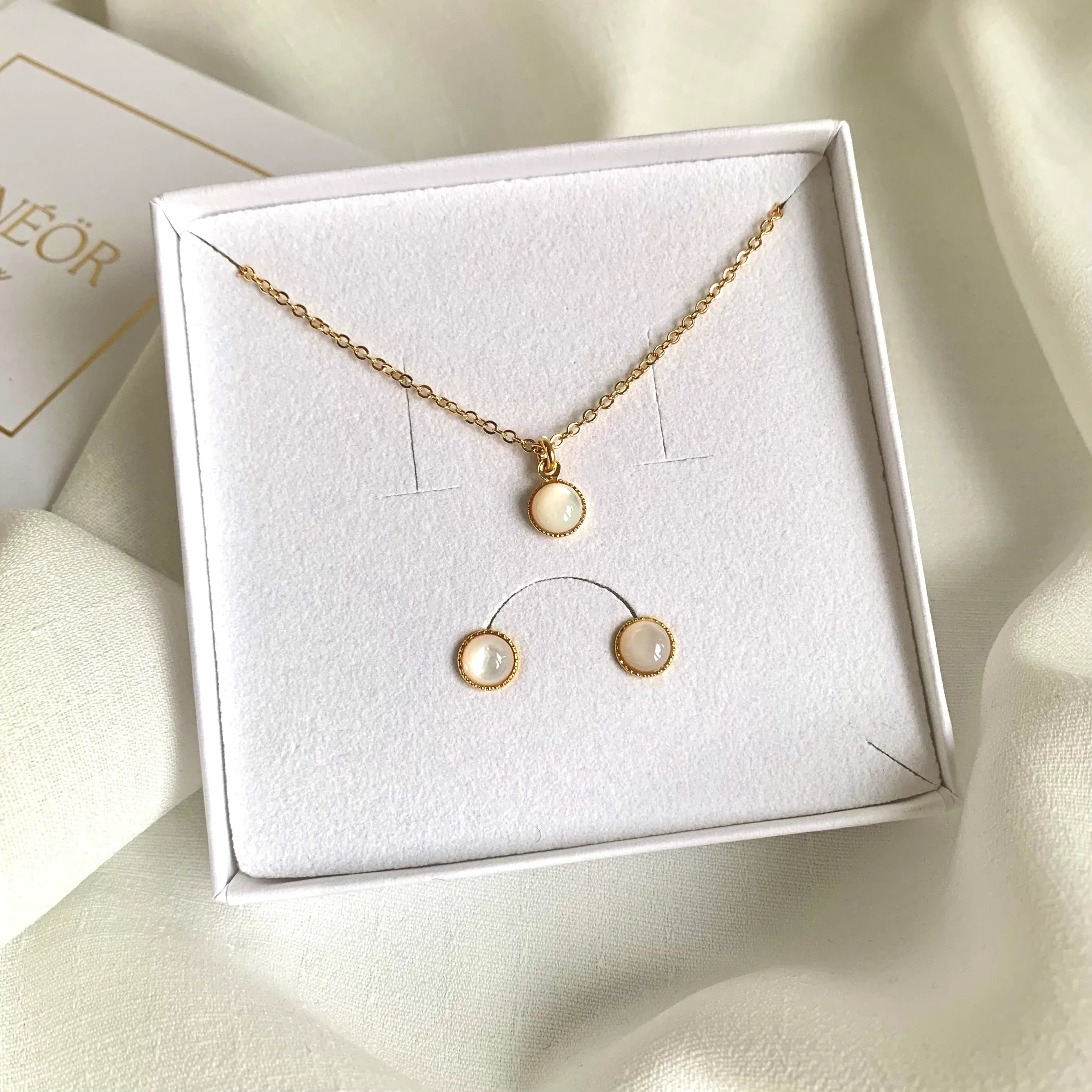 Coffret Collier & BO CLARA - Lynéör Bijoux