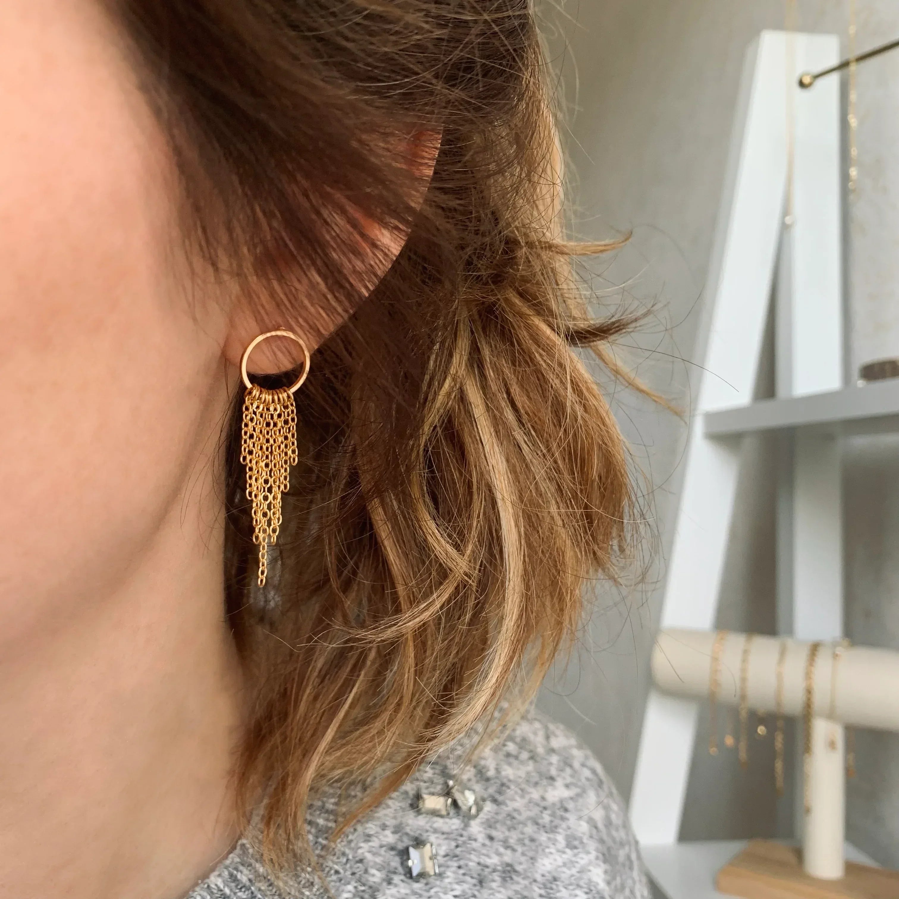 Boucles d'oreilles SARAH - Lynéör Bijoux