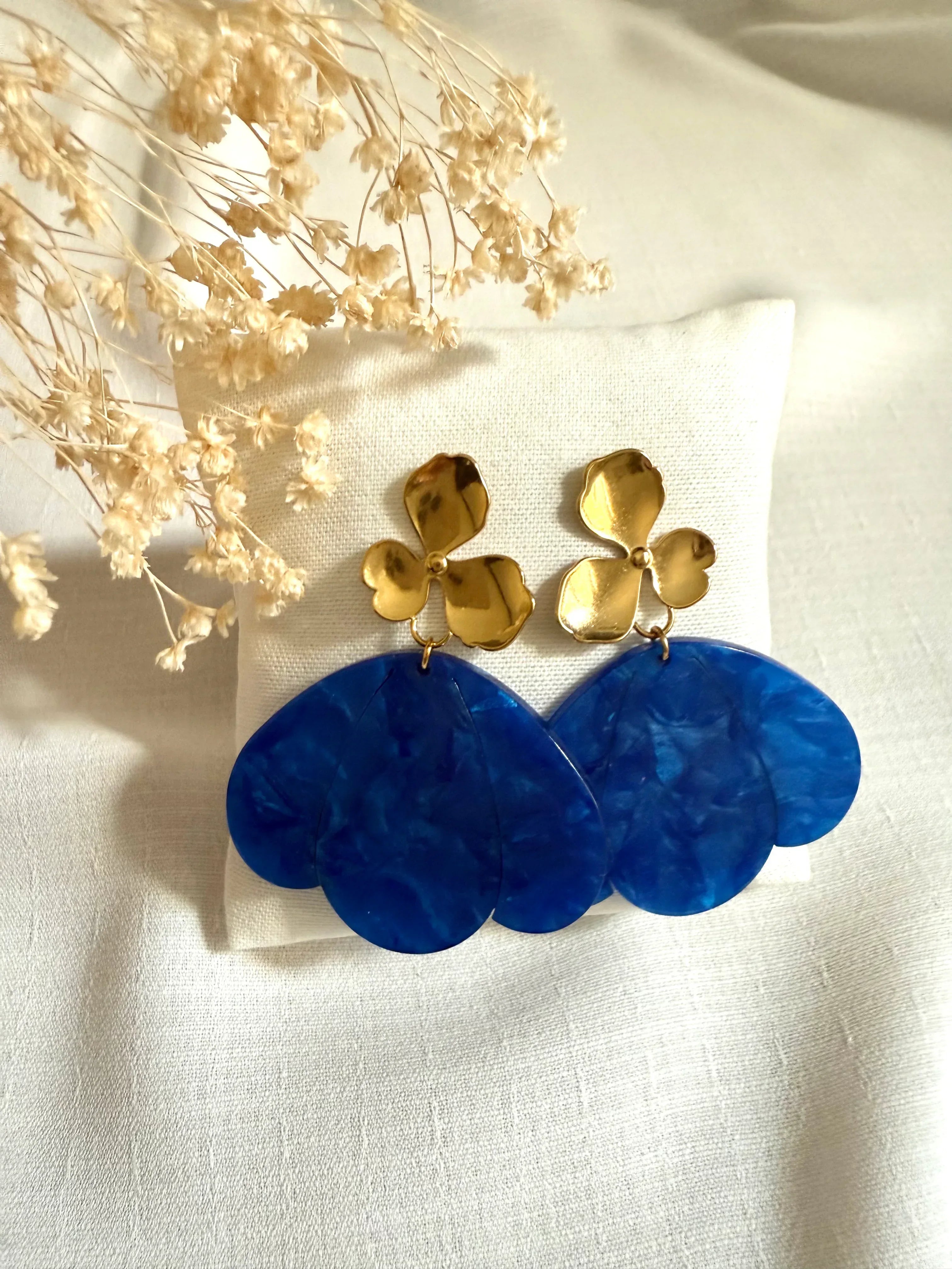 Boucles d'oreilles LYANA (# couleurs) - Lynéör Bijoux