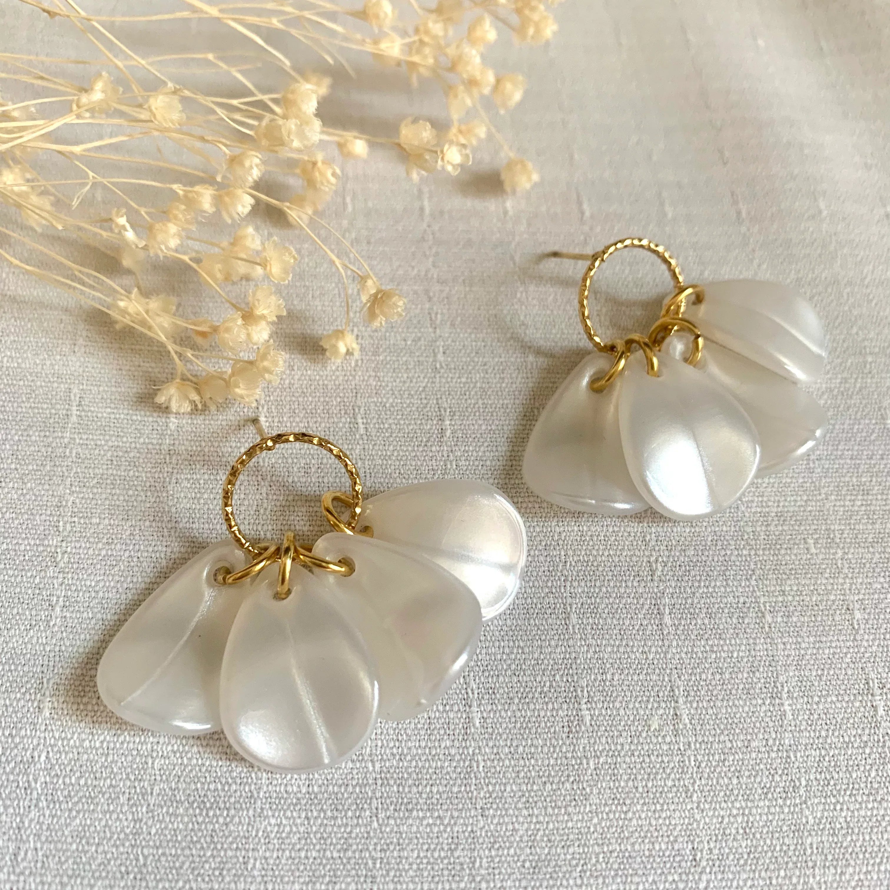 Boucles d'oreilles CAMELIA - Lynéör Bijoux