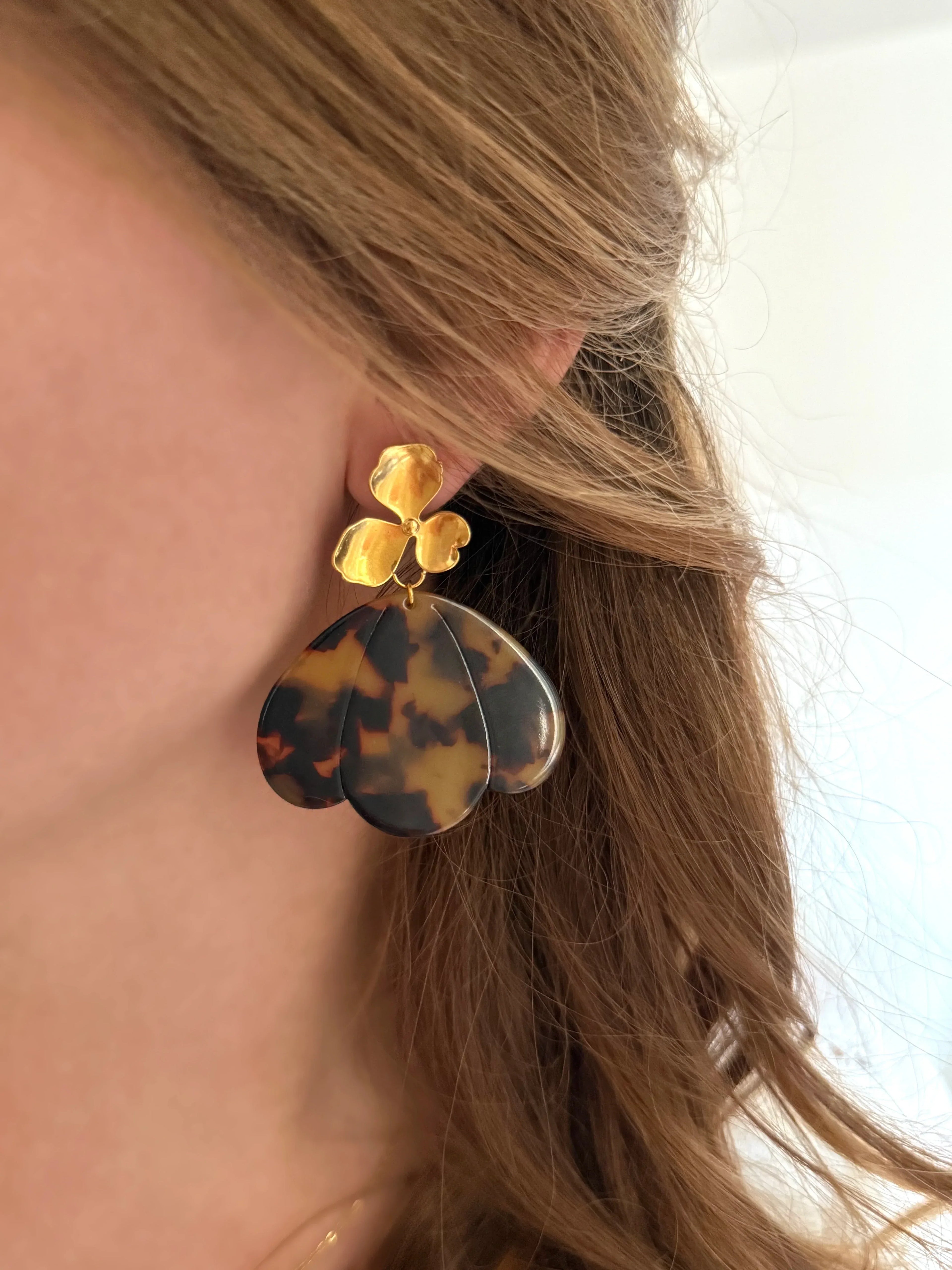 Boucles d'oreilles LYANA (# couleurs) - Lynéör Bijoux