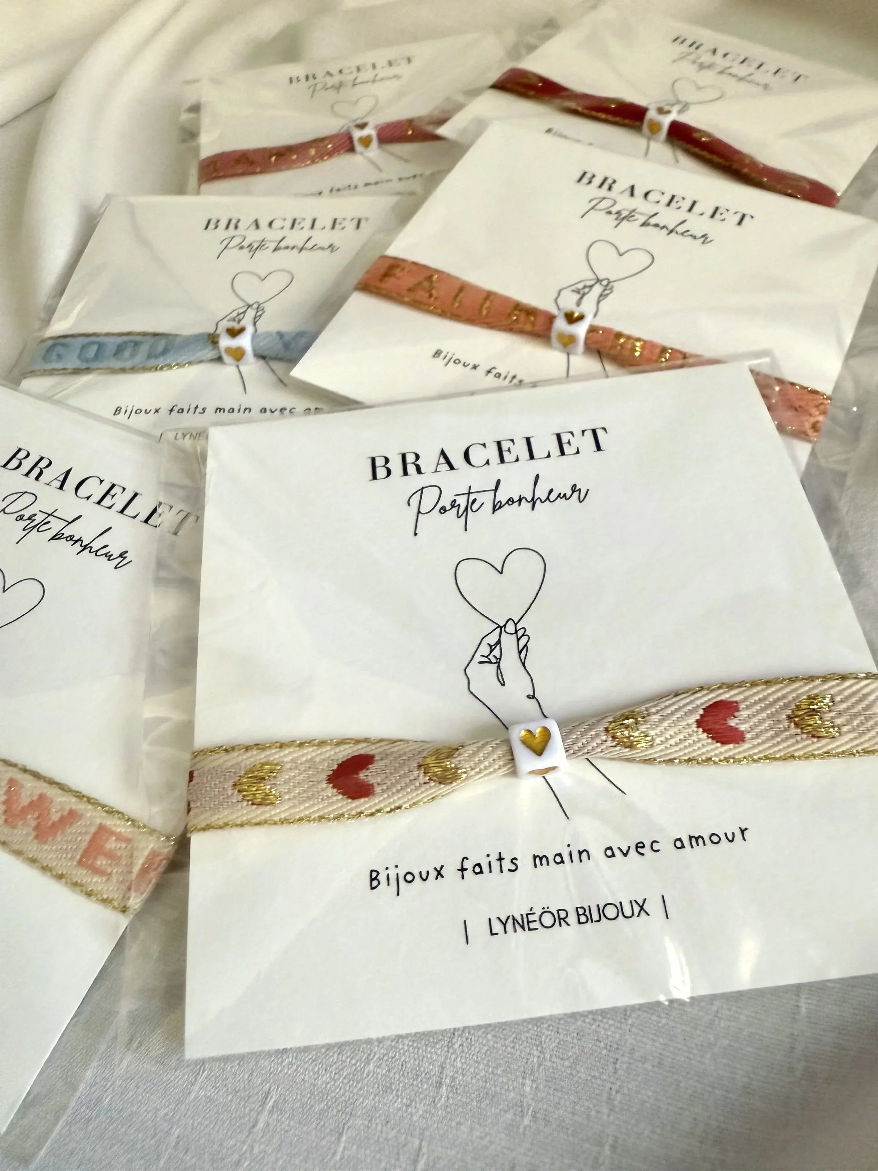 Bracelets rubans MAEVA - Lynéör Bijoux