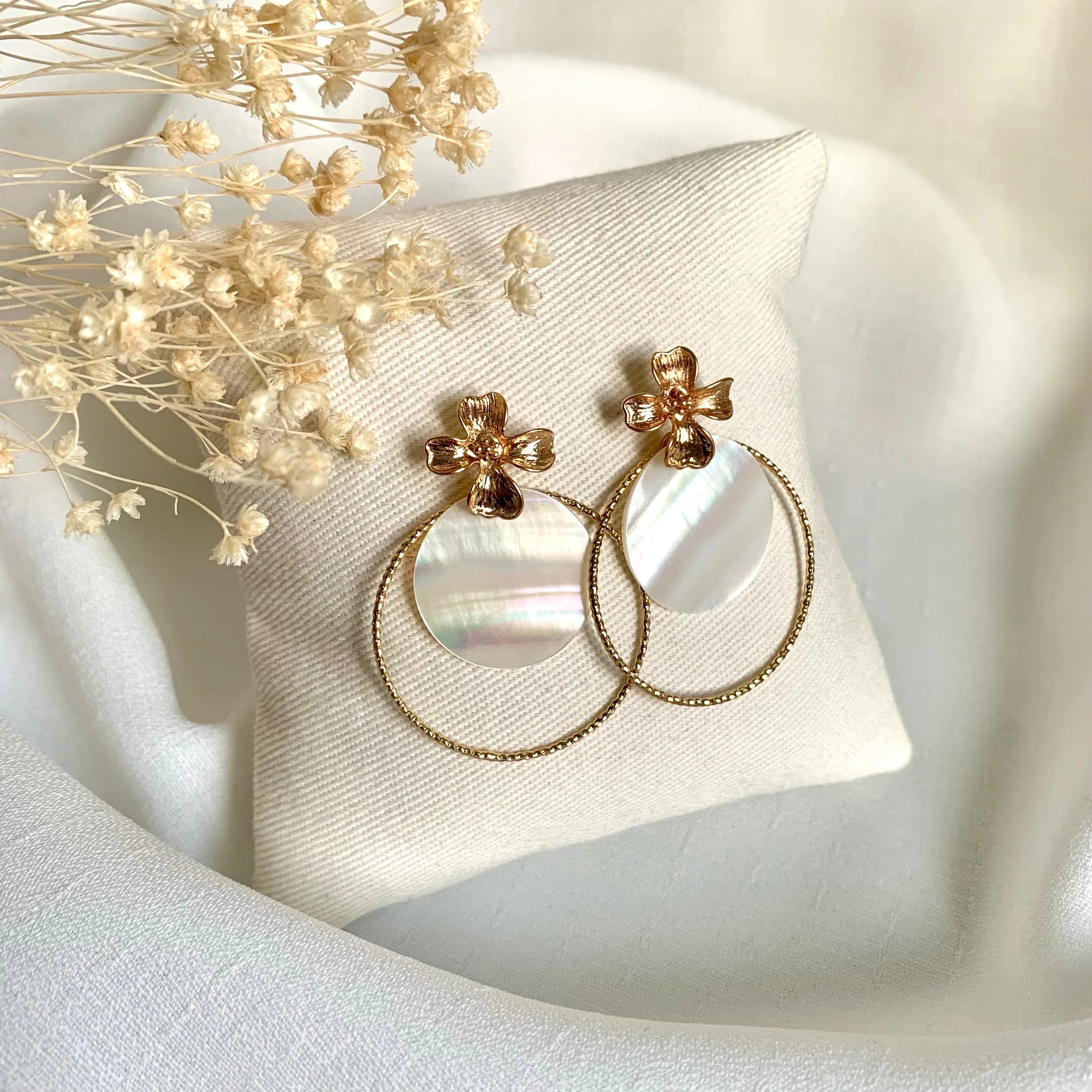 Boucles d'oreilles APOLLINE - Lynéör Bijoux