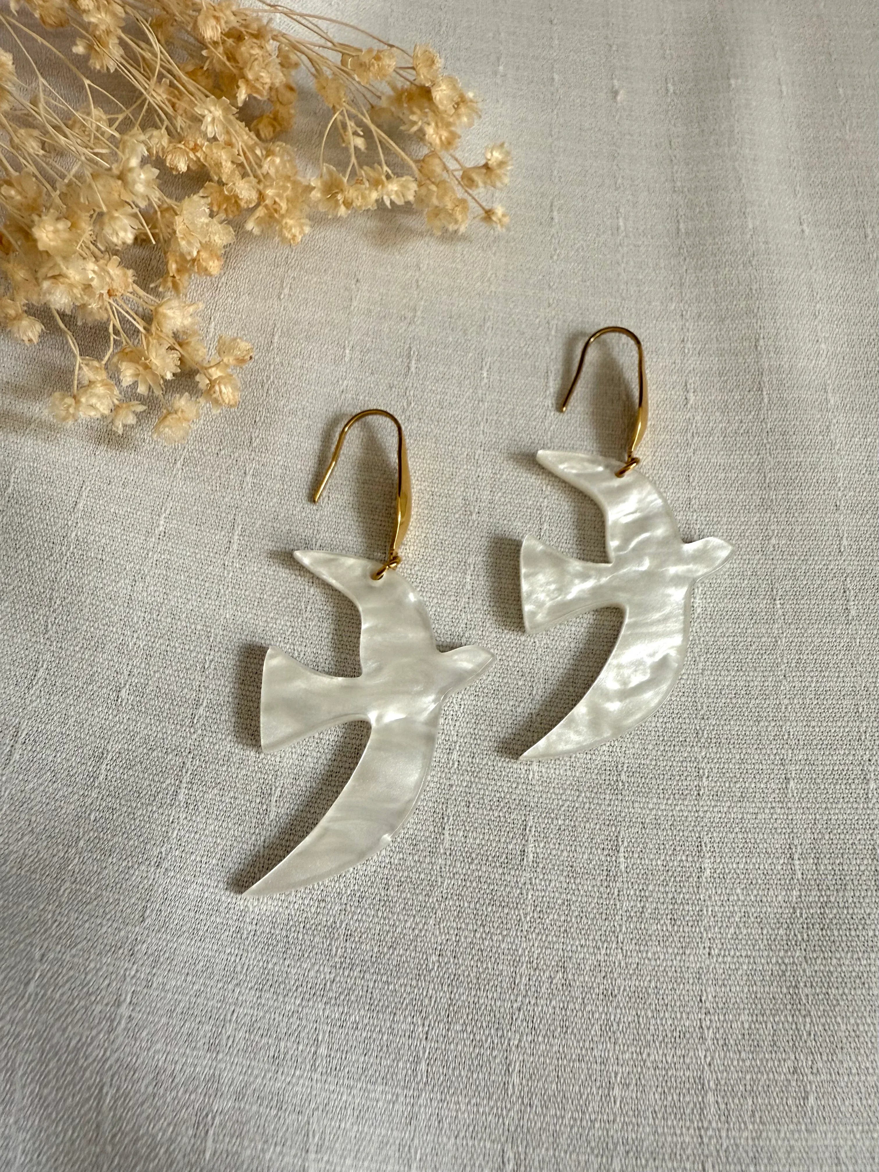 Boucles d'oreilles JENA (# couleurs) - Lynéör Bijoux