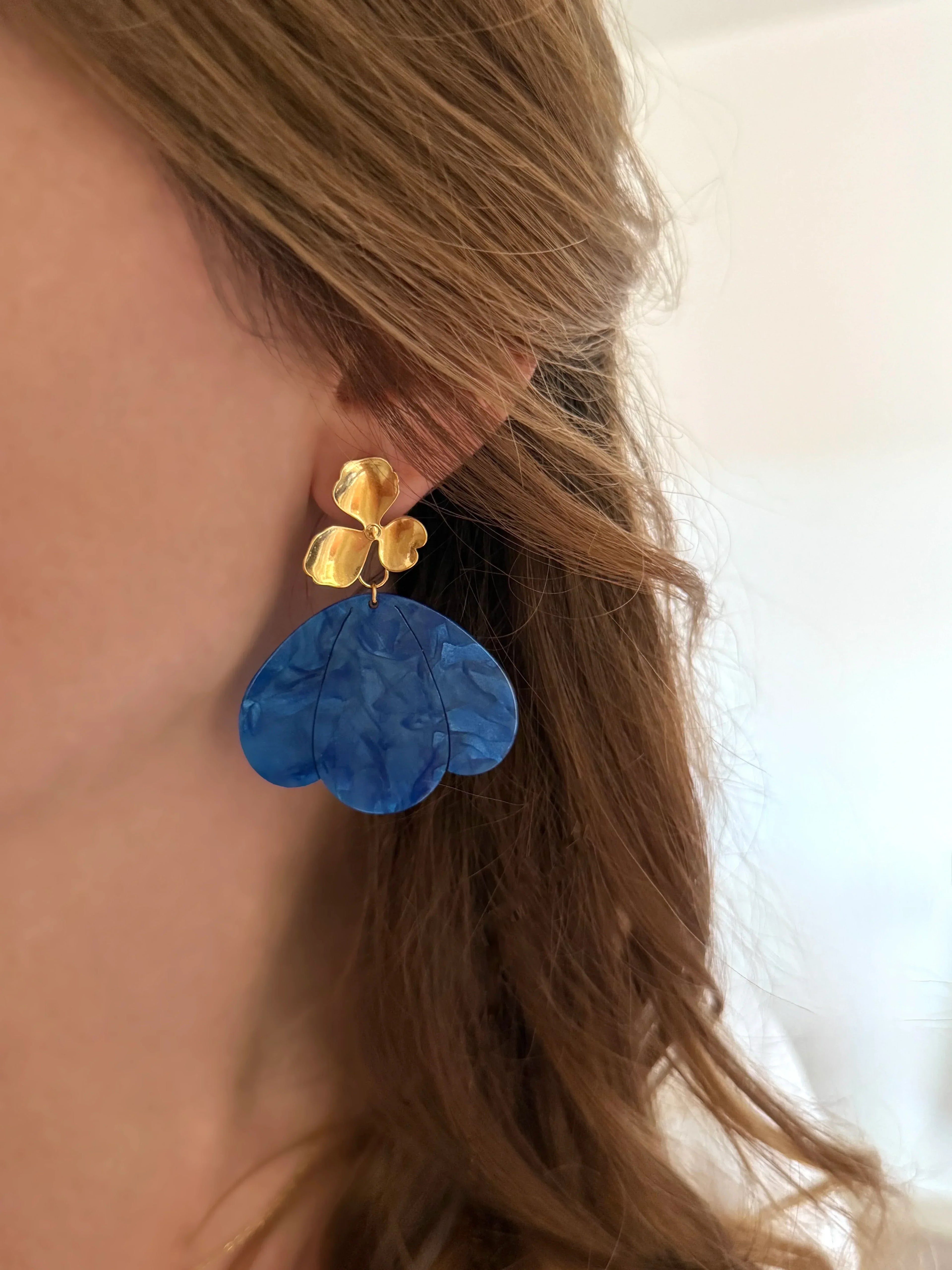 Boucles d'oreilles LYANA (# couleurs) - Lynéör Bijoux