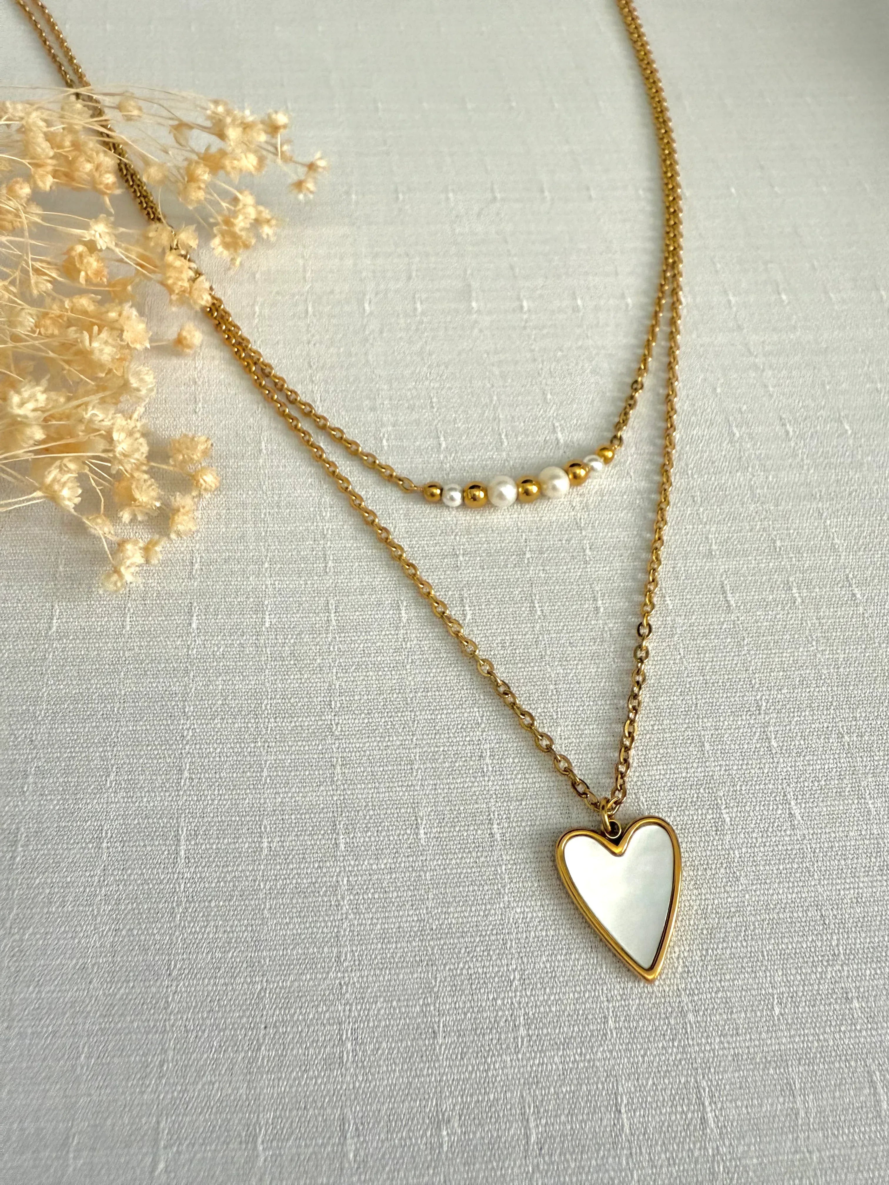 Collier double ELLIE - Lynéör Bijoux