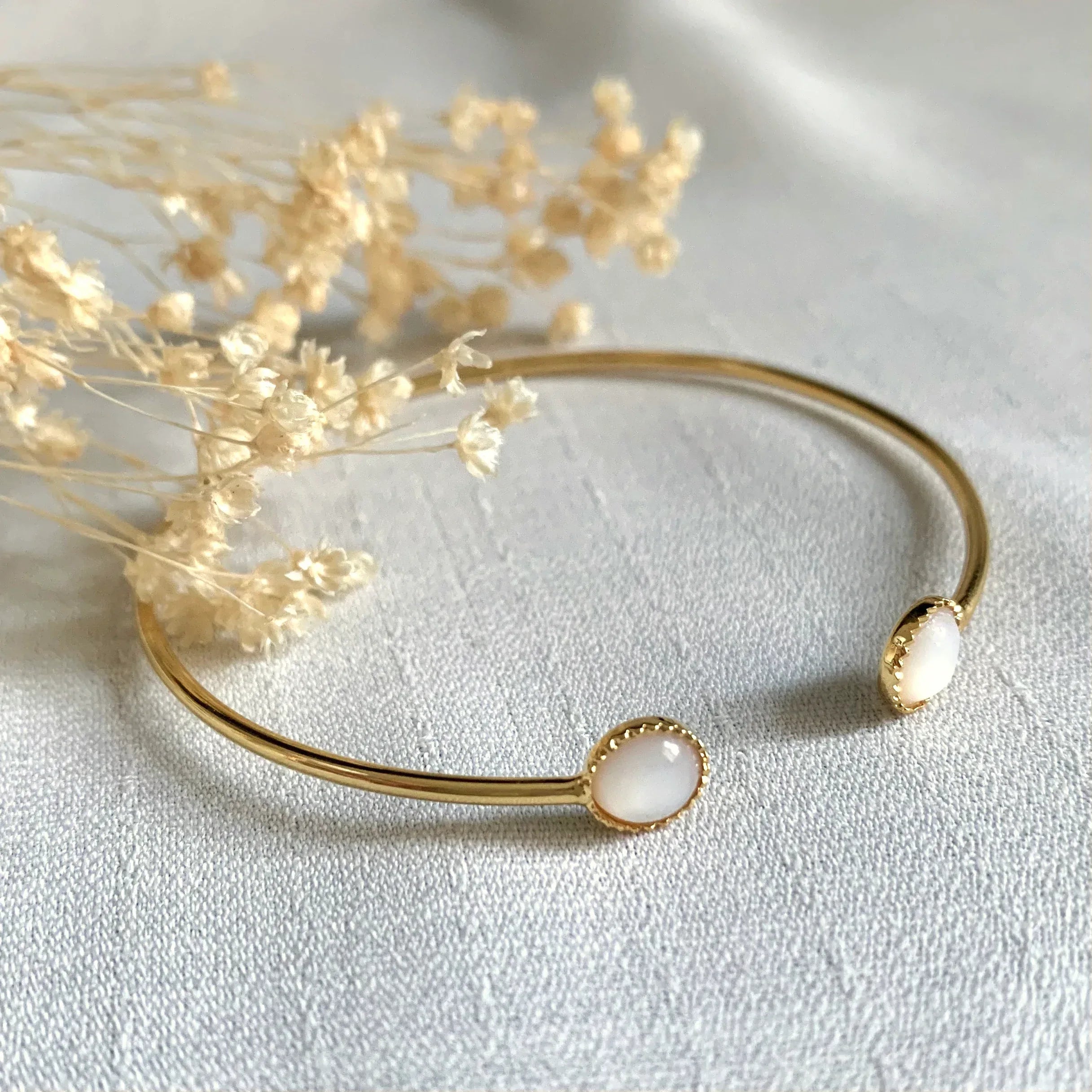 Bracelet Jonc JOHANNA - Lynéör Bijoux