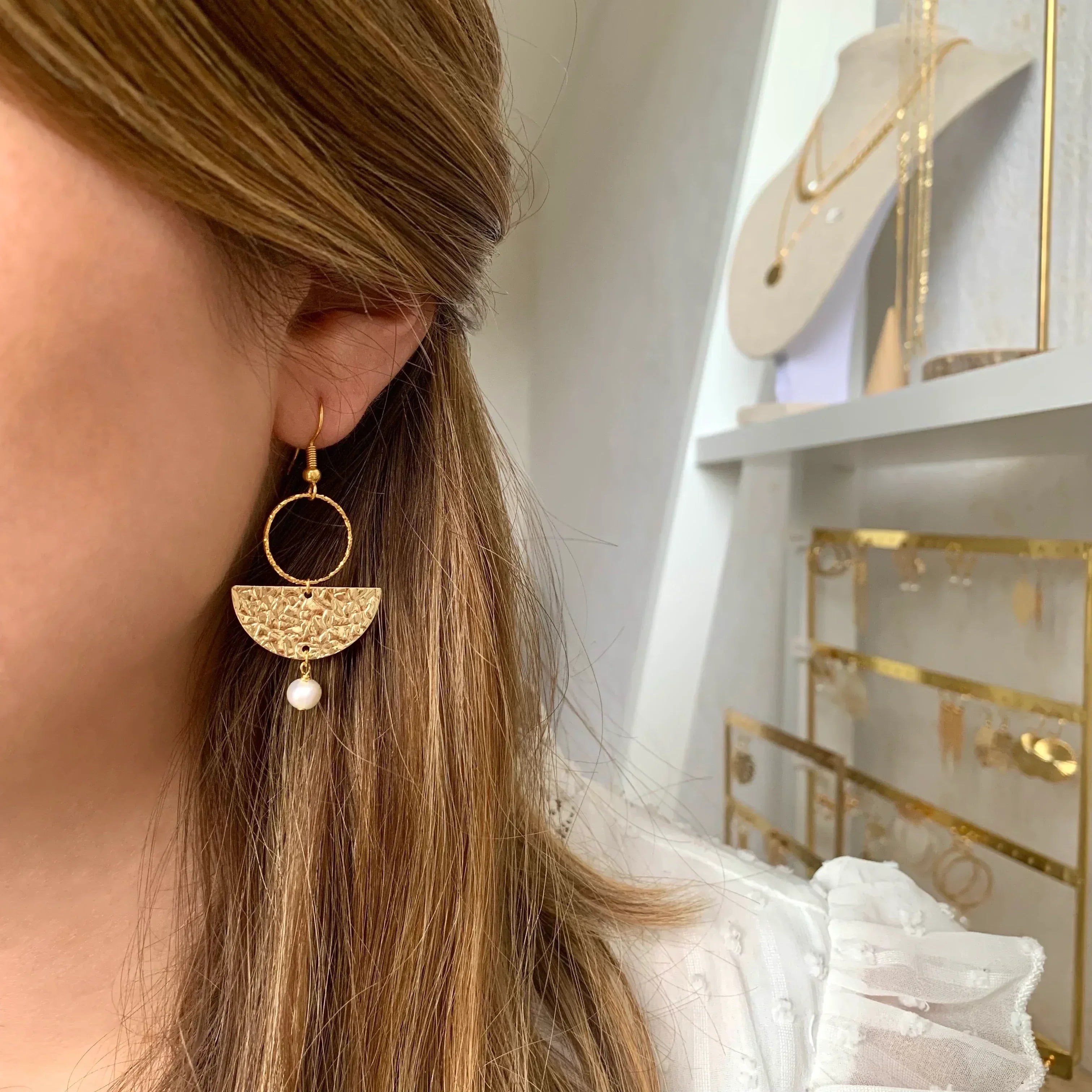 Boucles d'oreilles LOUNA - Lynéör Bijoux