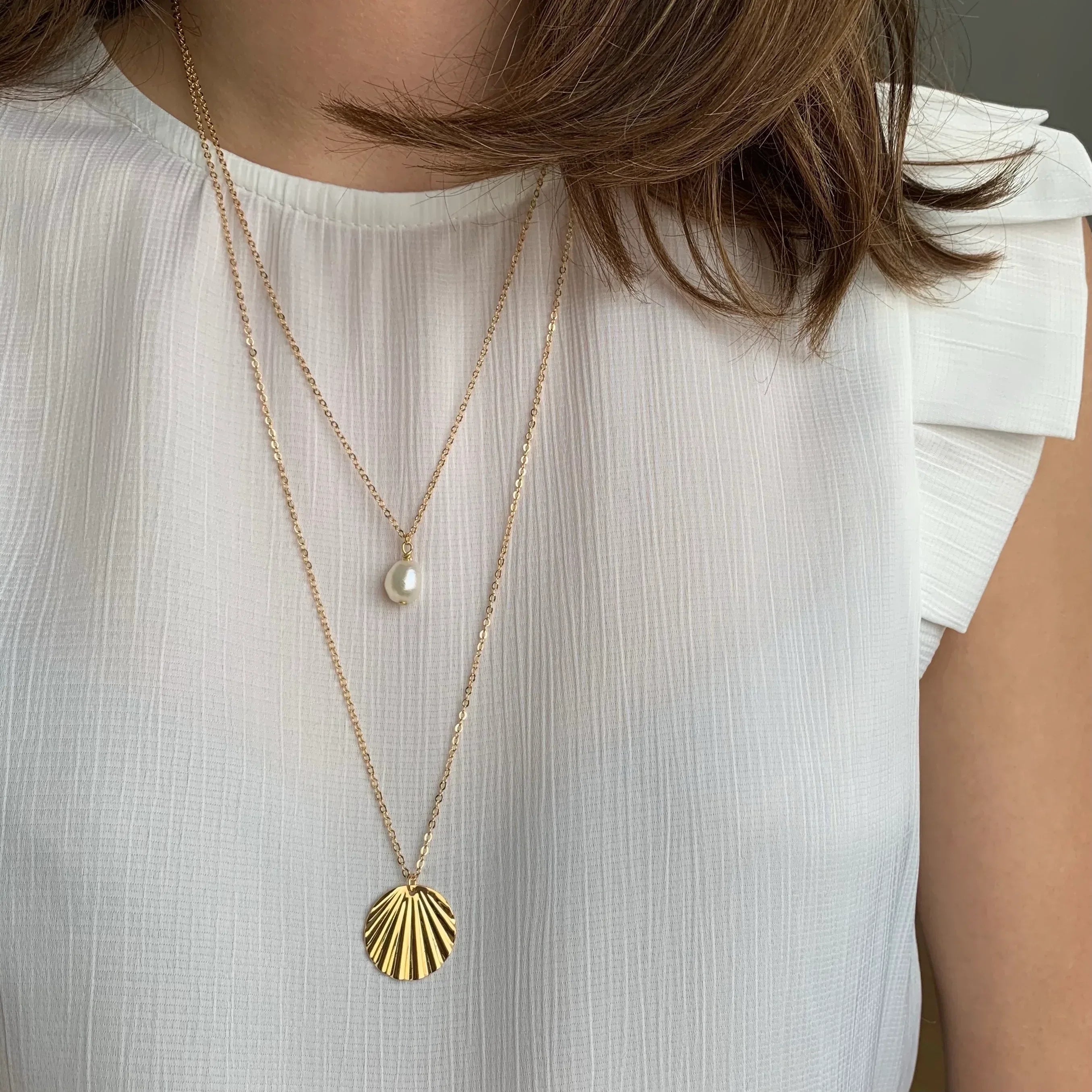 Collier double ANAÏS - Lynéör Bijoux