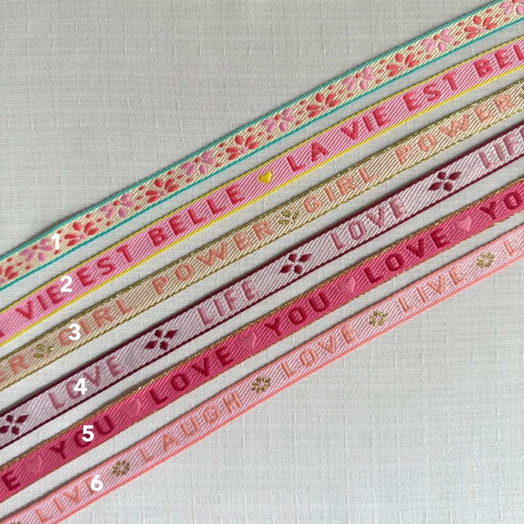 Bracelet Ruban Octobre Rose - Lynéör Bijoux