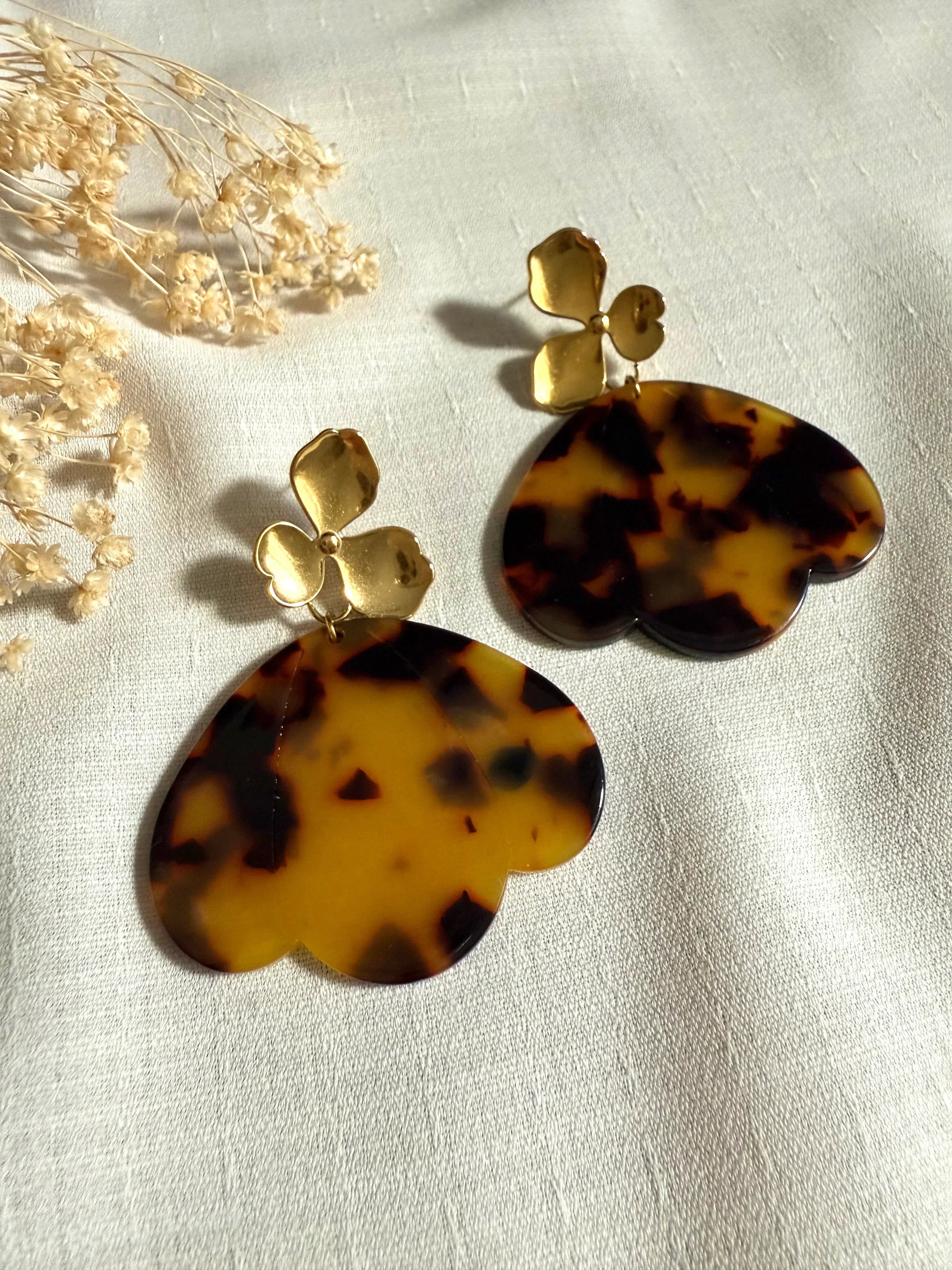 Boucles d'oreilles LYANA (# couleurs) - Lynéör Bijoux