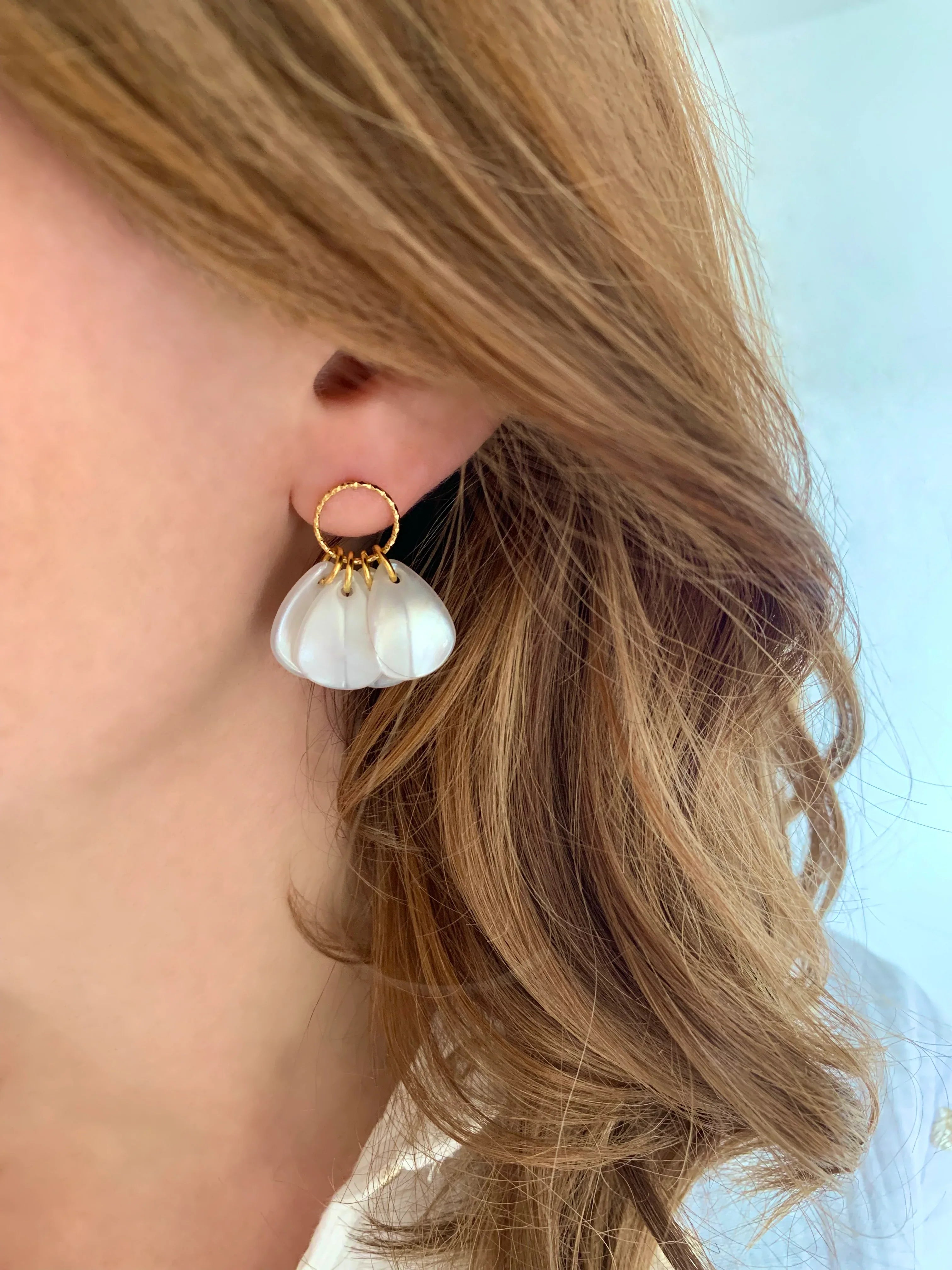 Boucles d'oreilles CAMELIA - Lynéör Bijoux