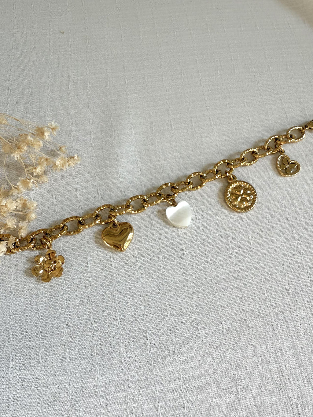 Bracelet LIVIA - Charms breloques - Lynéör Bijoux