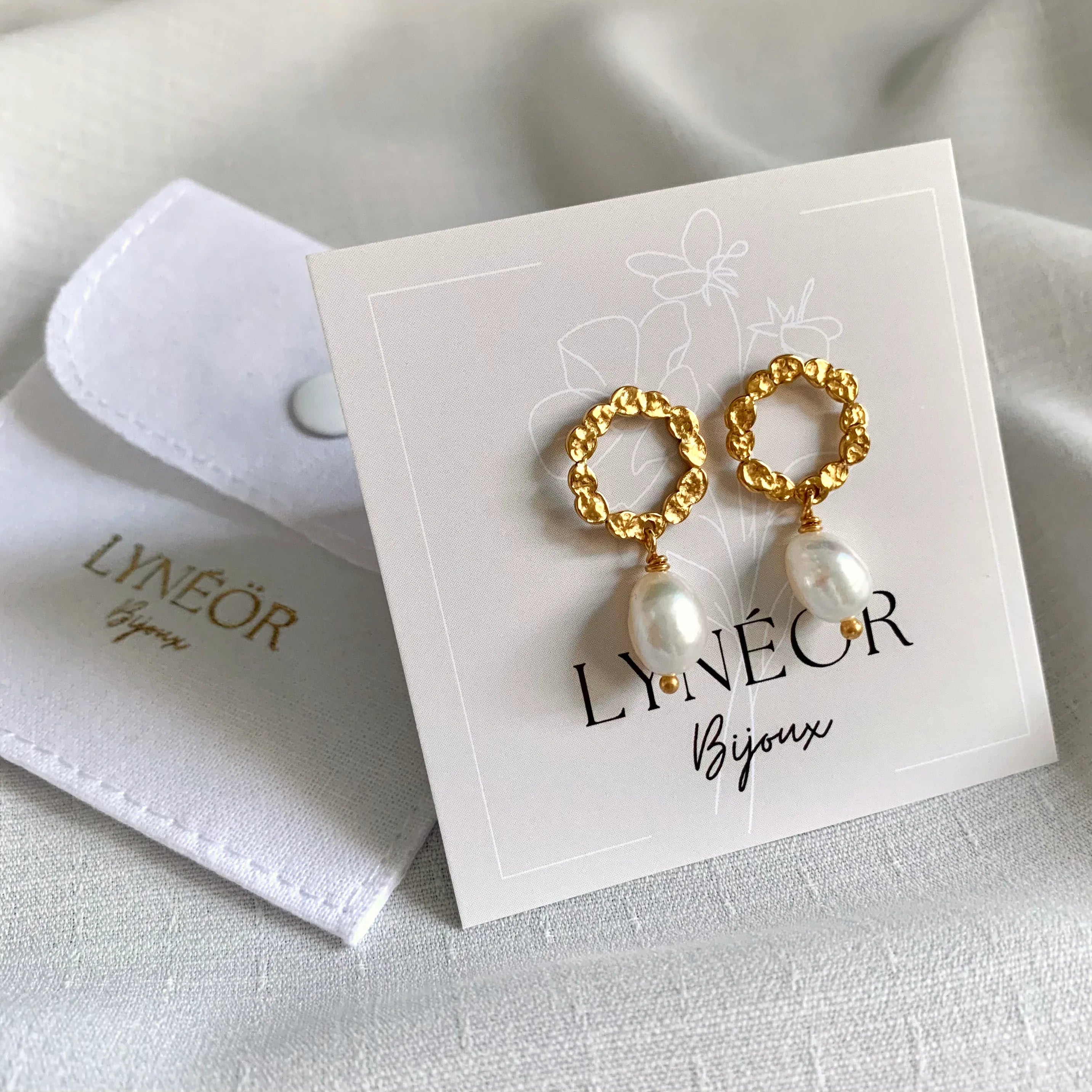 Boucles d'oreilles AVA - Lynéör Bijoux