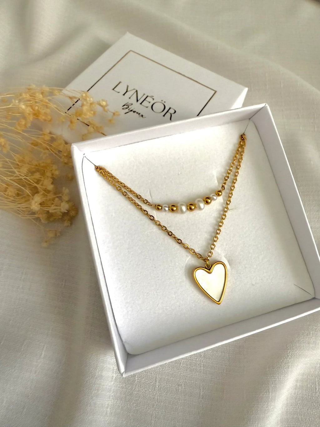 Collier double ELLIE - Lynéör Bijoux