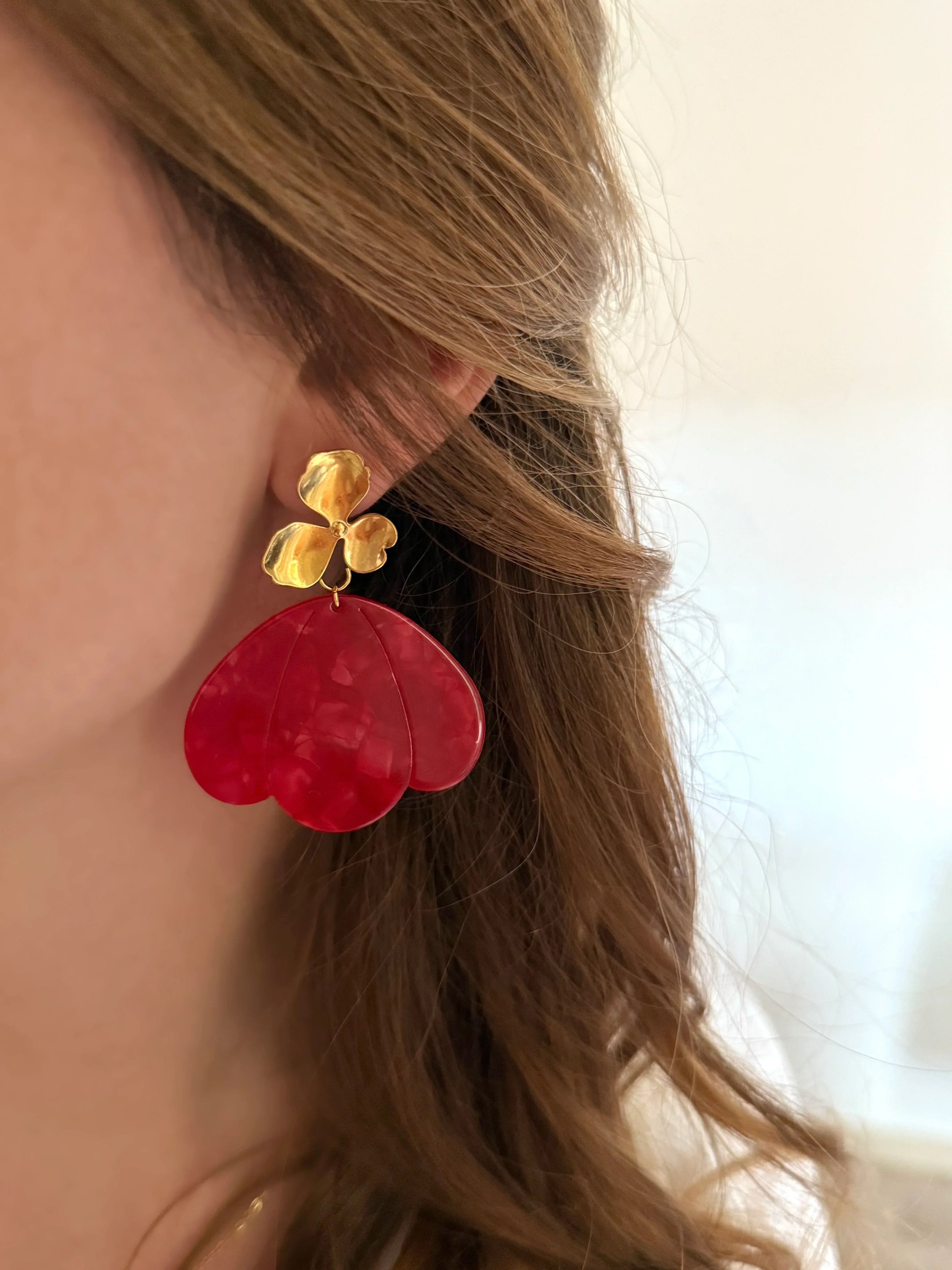 Boucles d'oreilles LYANA (# couleurs) - Lynéör Bijoux