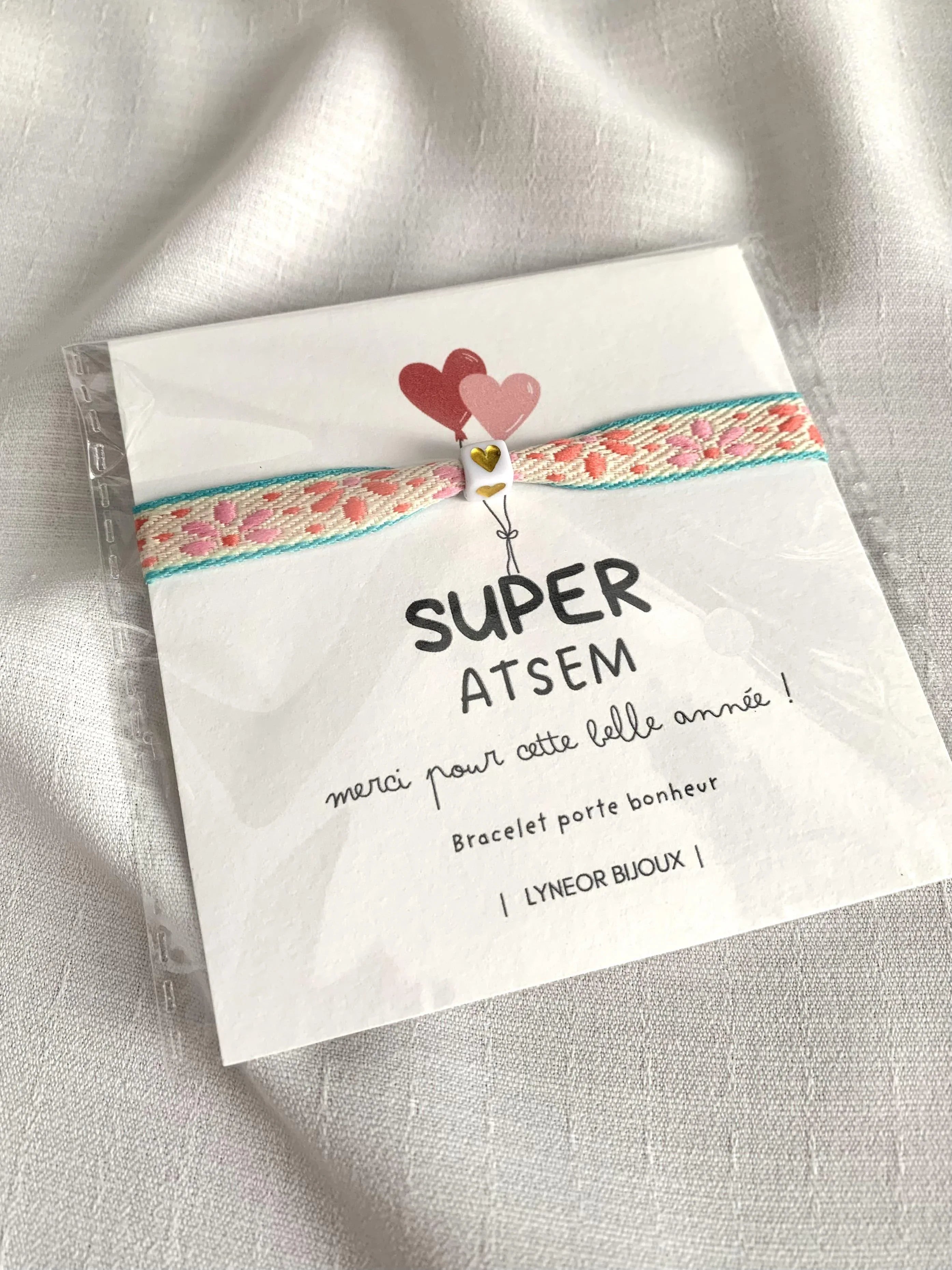 Carte Bijoux Merci fin d'année - Lynéör Bijoux