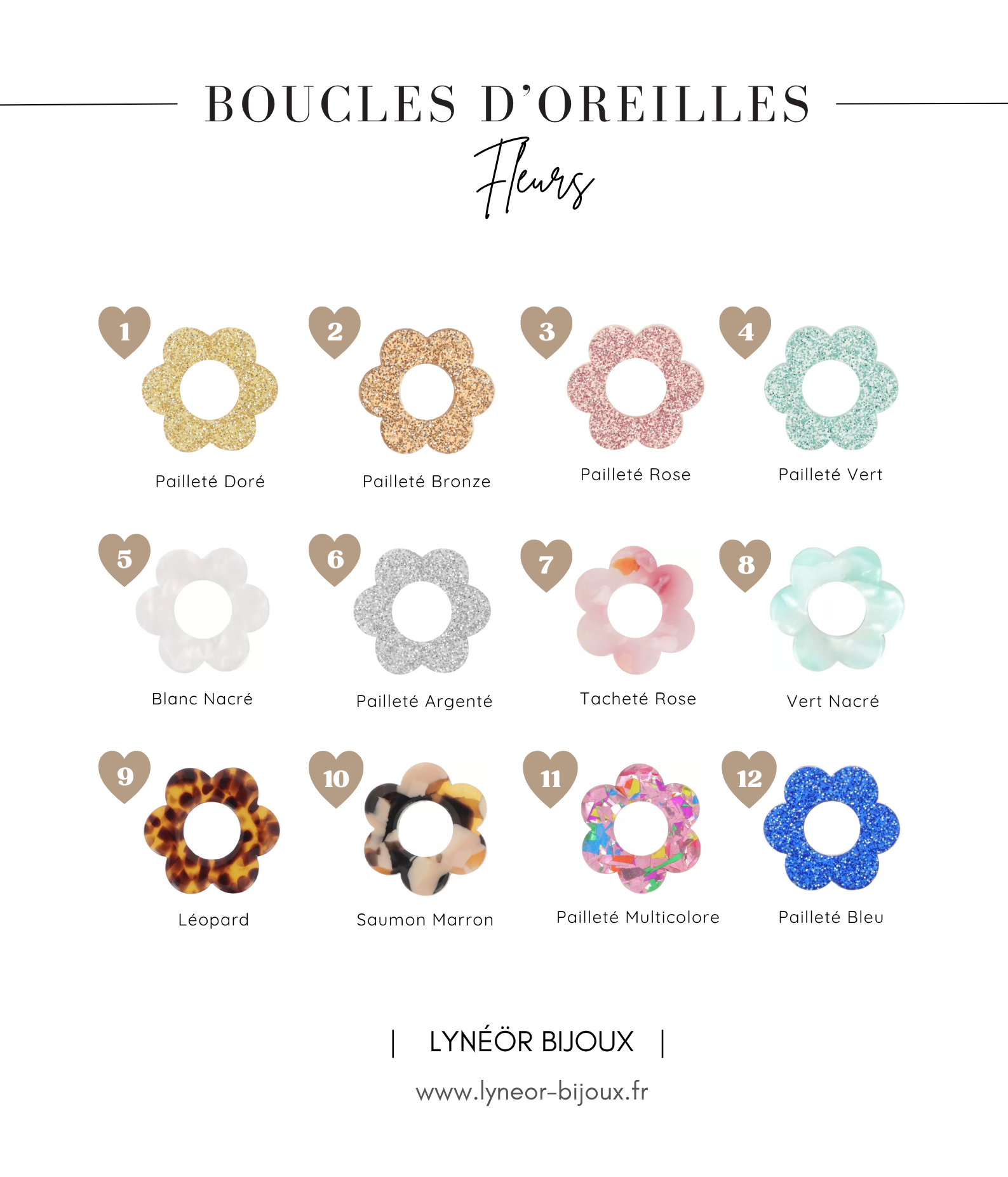 Boucles d'oreilles NOEMIE