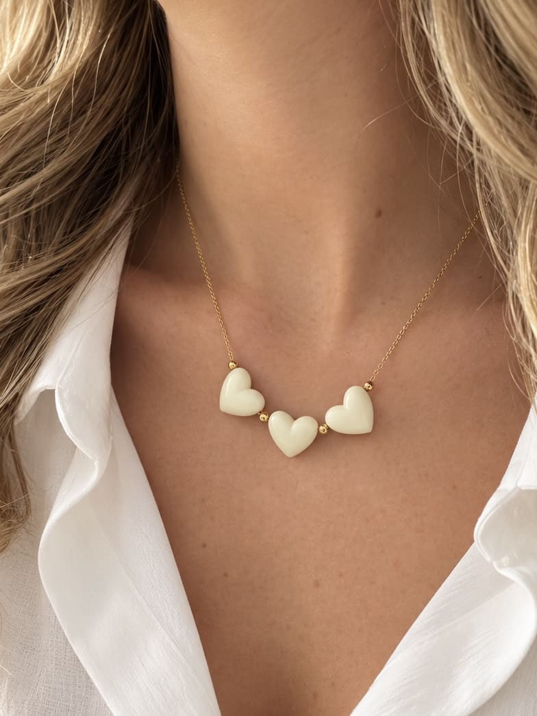 Collier 3 coeurs