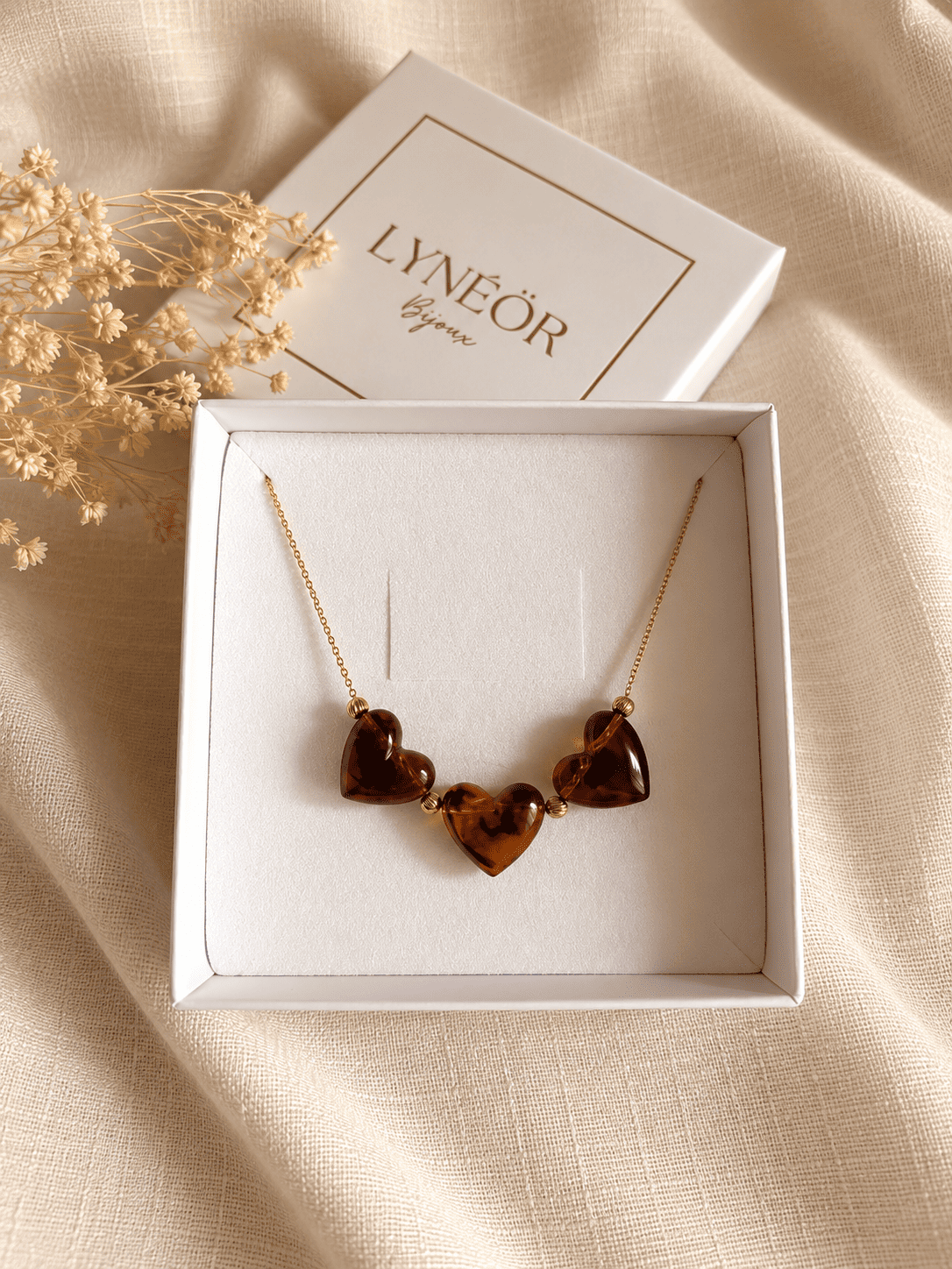Collier 3 coeurs