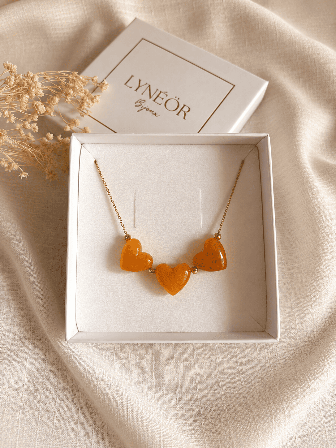 Collier 3 coeurs