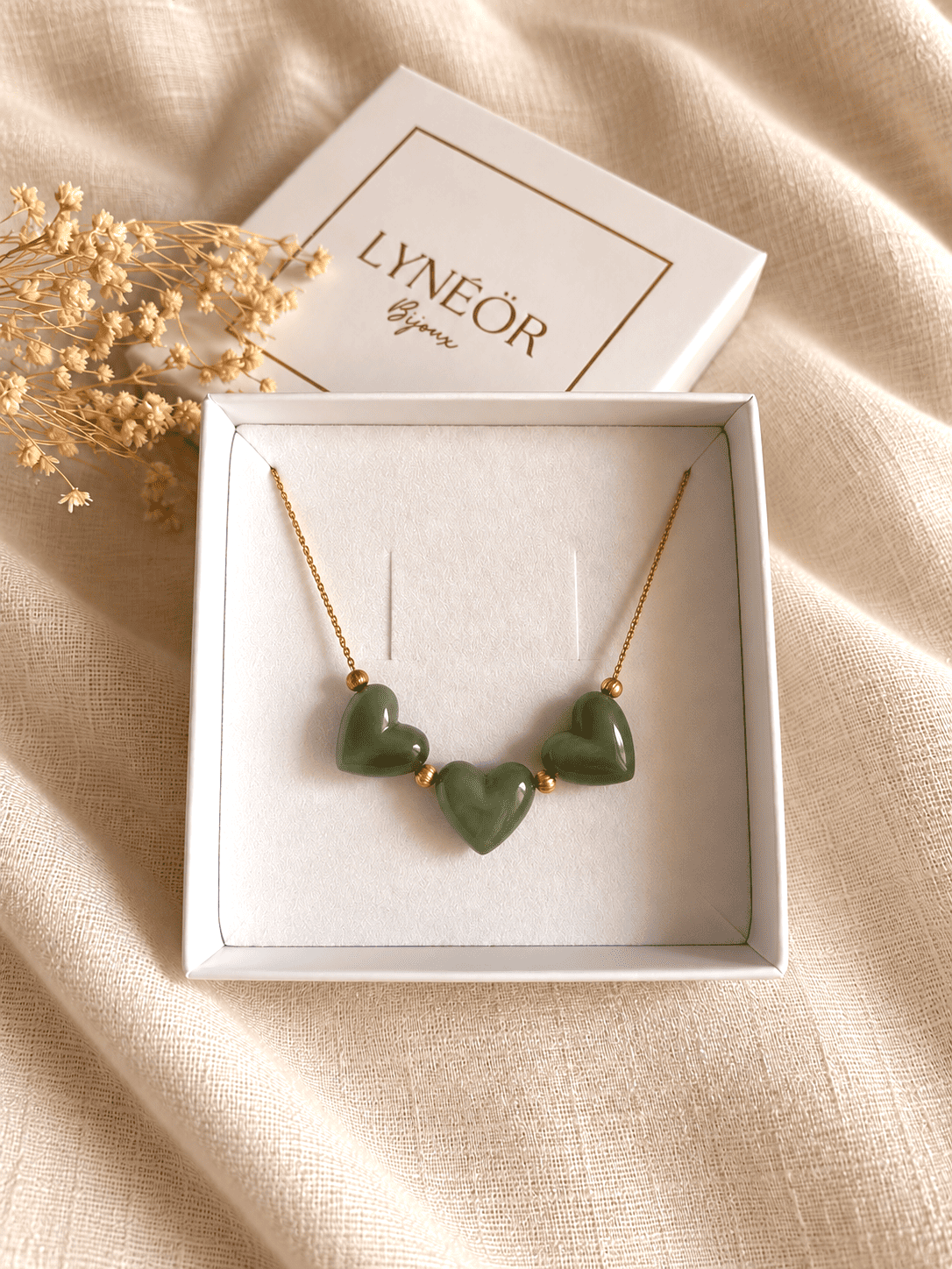 Collier 3 coeurs