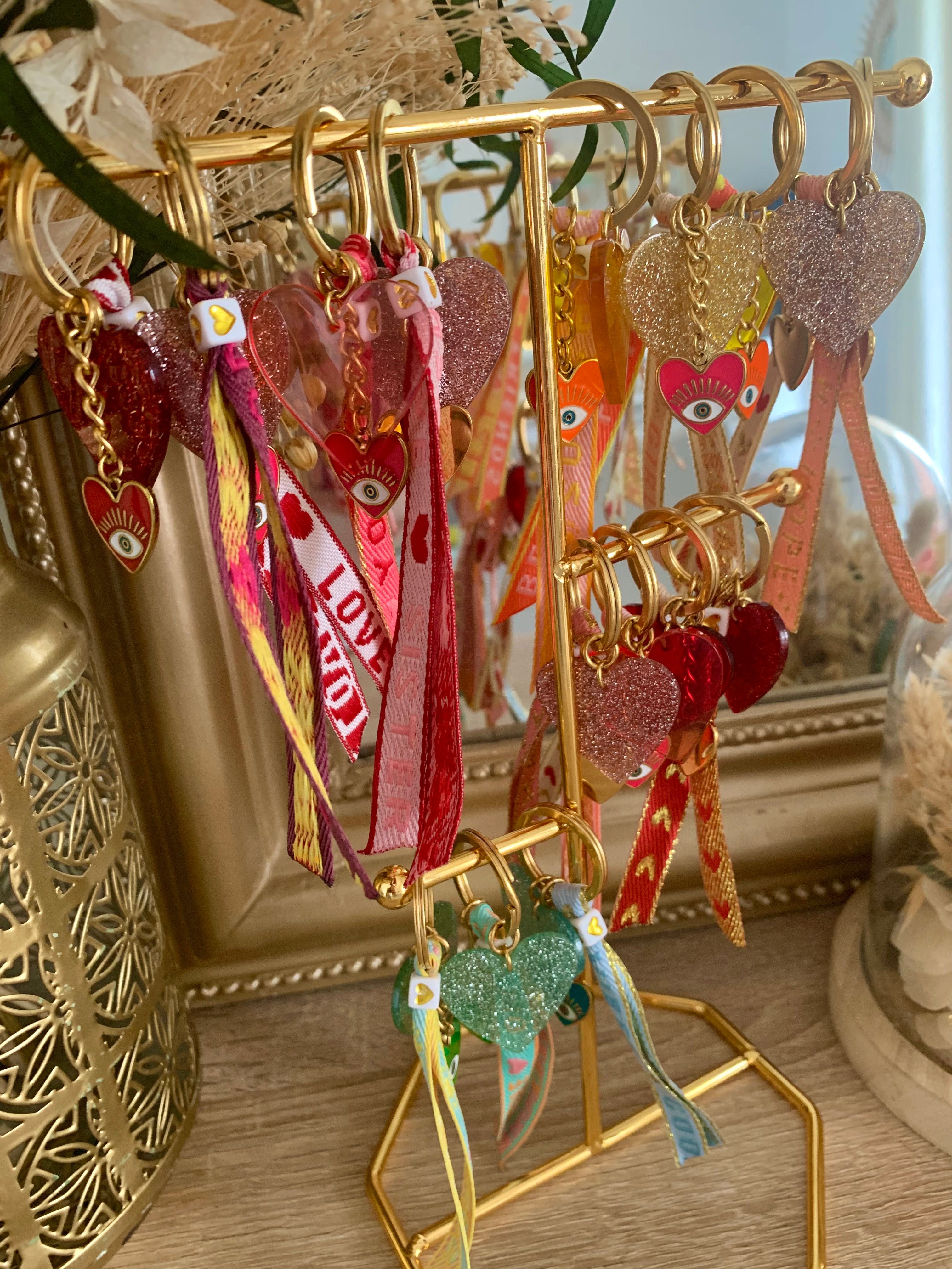 Portes Clefs grigri coeur