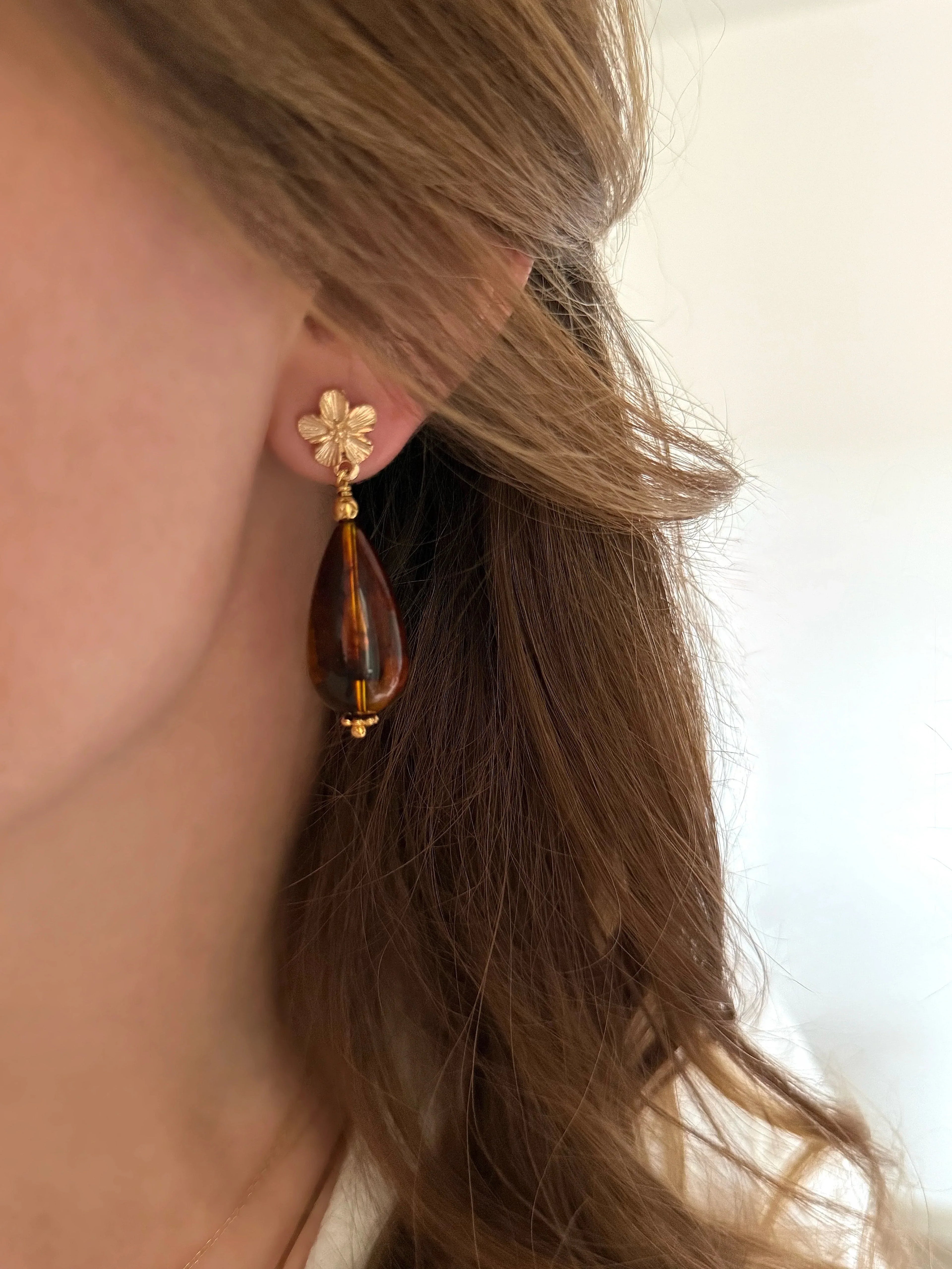Boucles d'oreilles CONSTANCE (# couleurs) - Lynéör Bijoux