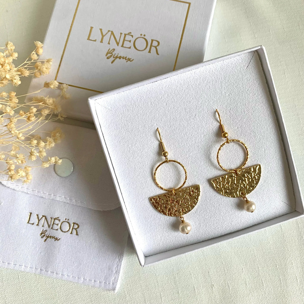 Boucles d'oreilles LOUNA - Lynéör Bijoux