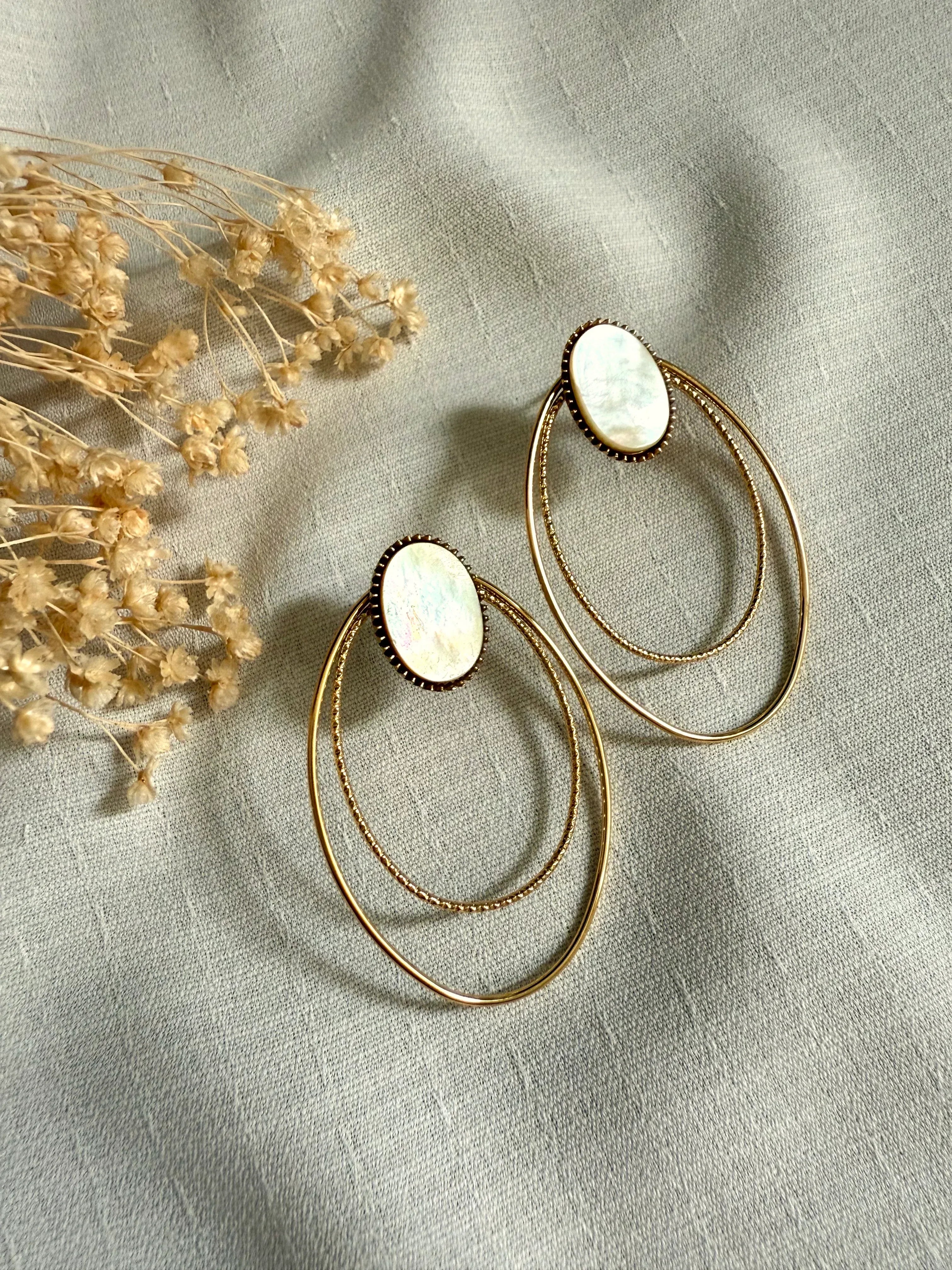 Boucles d'oreilles LINA - Lynéör Bijoux