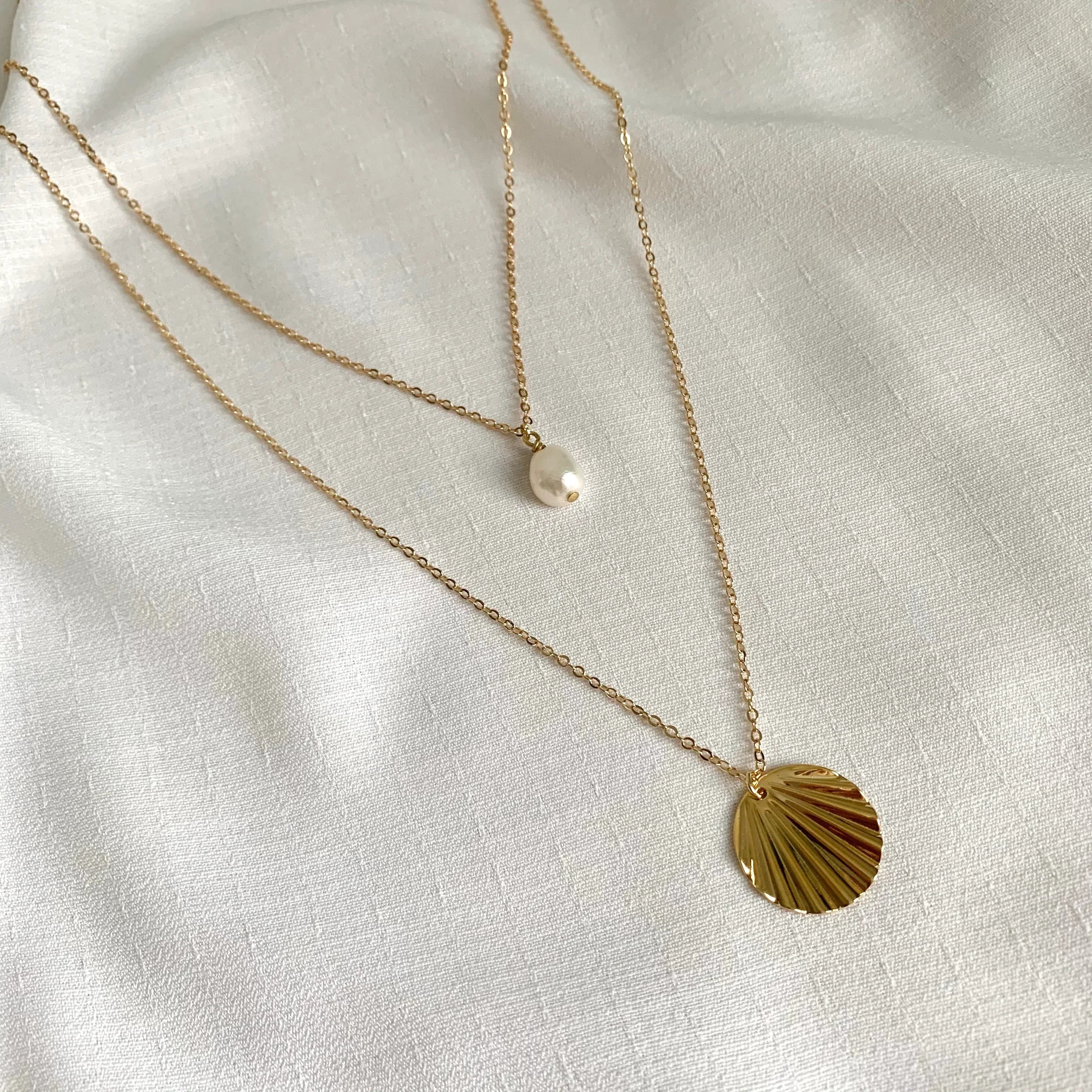 Collier double ANAÏS - Lynéör Bijoux