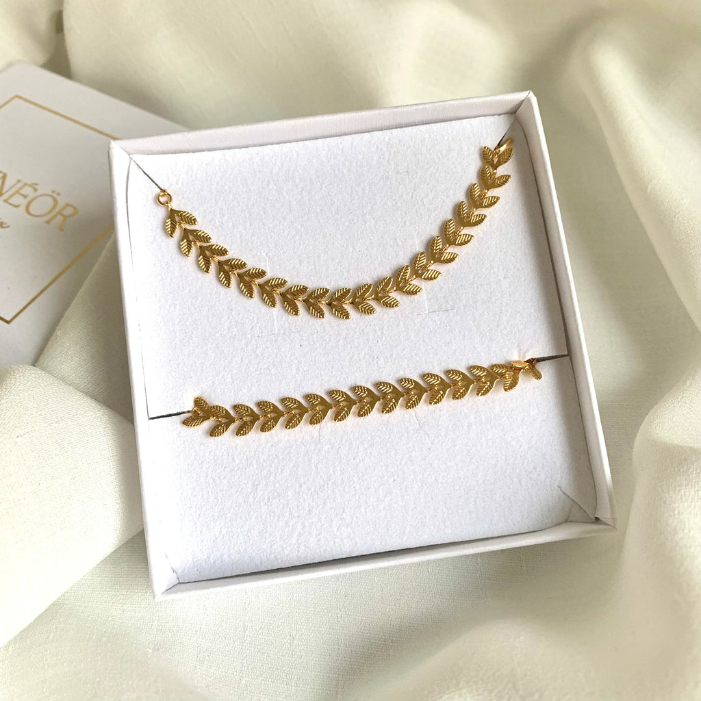 Coffret Collier & Bracelet NINA - Lynéör Bijoux