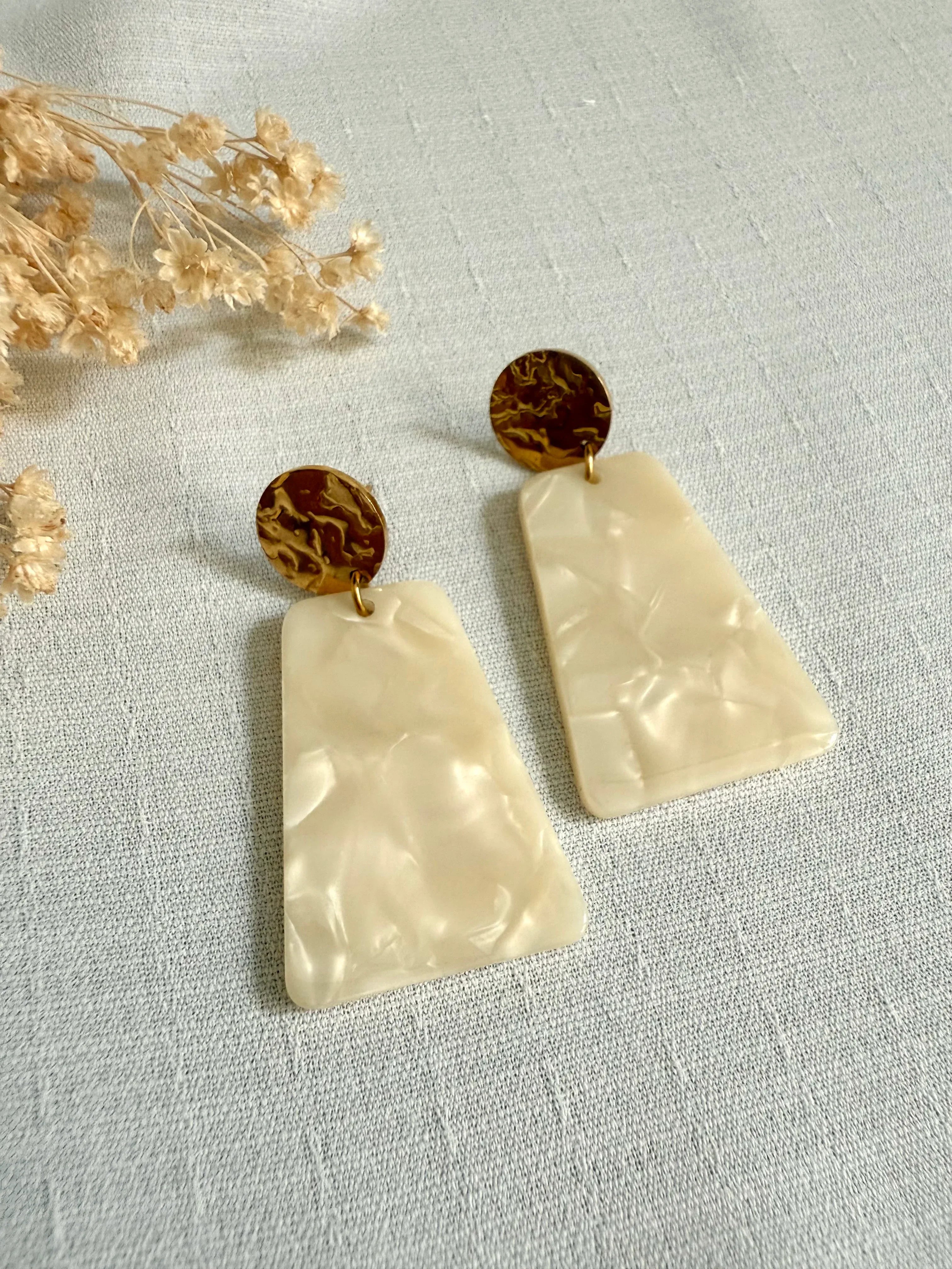 Boucles d'oreilles ESMÉE (# couleurs) - Lynéör Bijoux