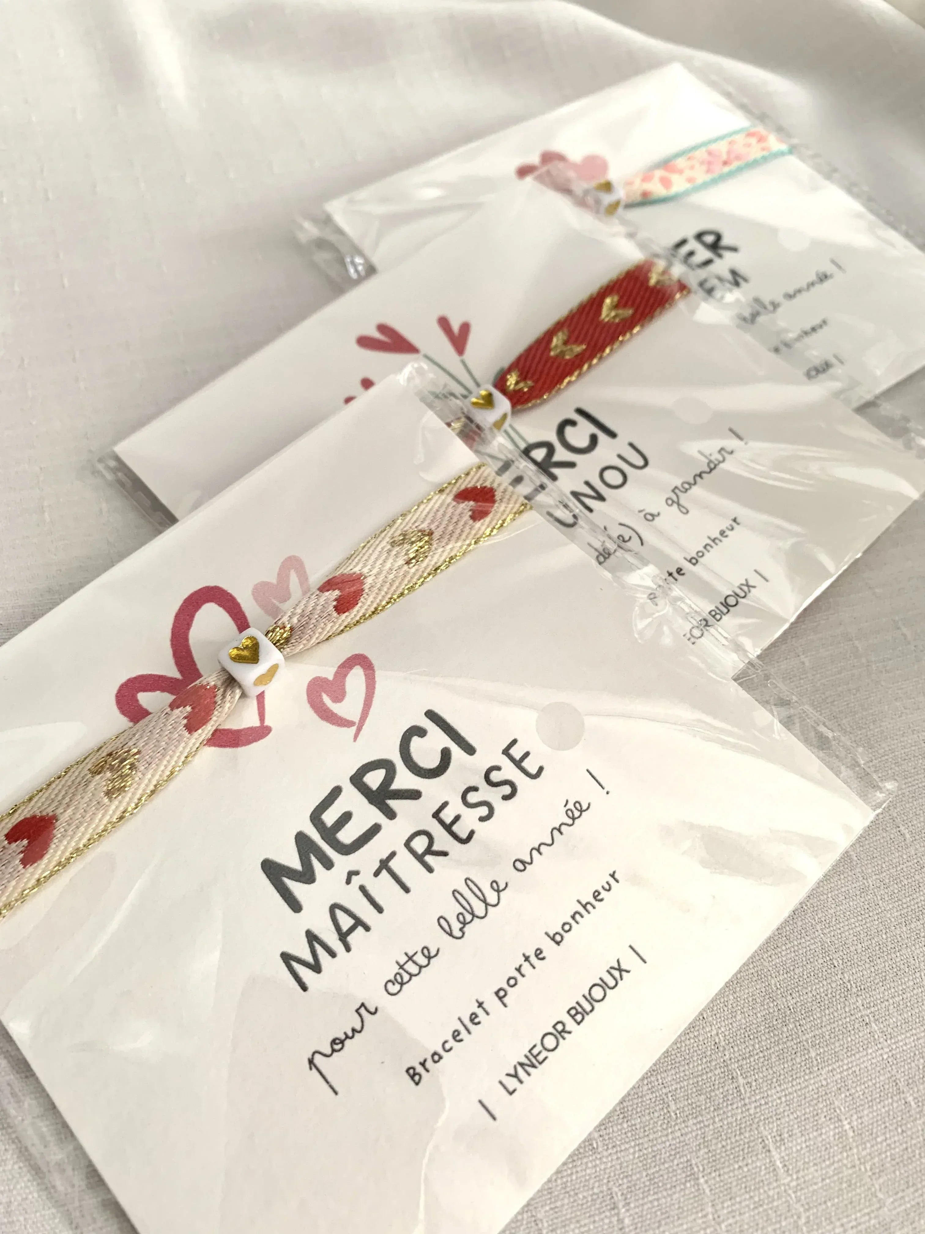 Carte Bijoux Merci fin d'année - Lynéör Bijoux